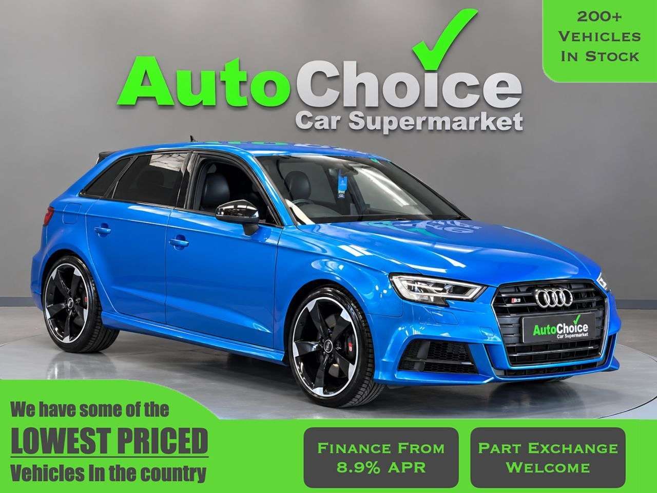 A 2020 AUDI S3 2.0 TFSI Black Edition Sportback 5dr Petrol S Tronic quattro Euro 6 (s/s) ( A 2020 AUDI S3 2.0 TFSI Black Edition Sportback 5dr Petrol S Tronic quattro Euro 6 (s/s) (