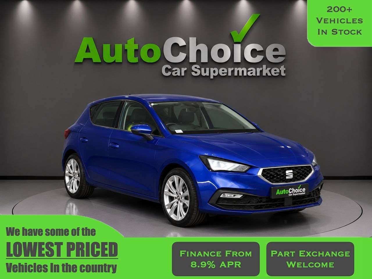 A 2021 SEAT LEON 1.0 TSI EVO SE Dynamic Hatchback 5dr Petrol Manual Euro 6 (s/s) (110 ps) in A 2021 SEAT LEON 1.0 TSI EVO SE Dynamic Hatchback 5dr Petrol Manual Euro 6 (s/s) (110 ps) in