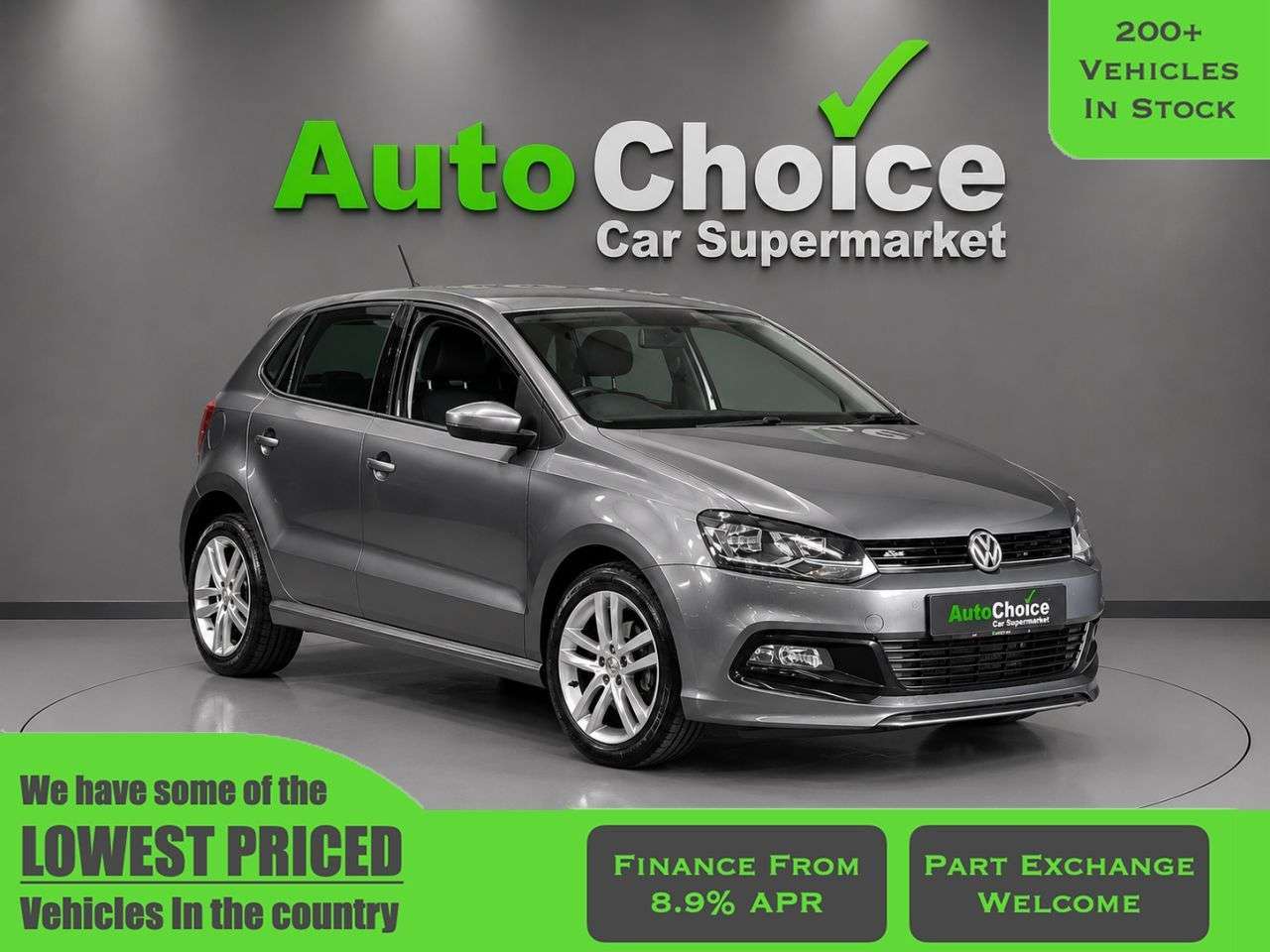 A 2017 VOLKSWAGEN POLO 1.2 TSI R-Line Hatchback 5dr Petrol Manual Euro 6 (s/s) (90 ps) in Blackbur A 2017 VOLKSWAGEN POLO 1.2 TSI R-Line Hatchback 5dr Petrol Manual Euro 6 (s/s) (90 ps) in Blackbur