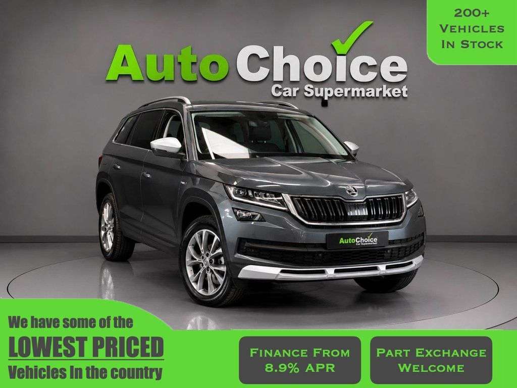 A 2017 SKODA KODIAQ 2.0 TSI Scout SUV 5dr Petrol DSG 4WD Euro 6 (s/s) (7 Seat) (180 ps) In Blac A 2017 SKODA KODIAQ 2.0 TSI Scout SUV 5dr Petrol DSG 4WD Euro 6 (s/s) (7 Seat) (180 ps) In Blac