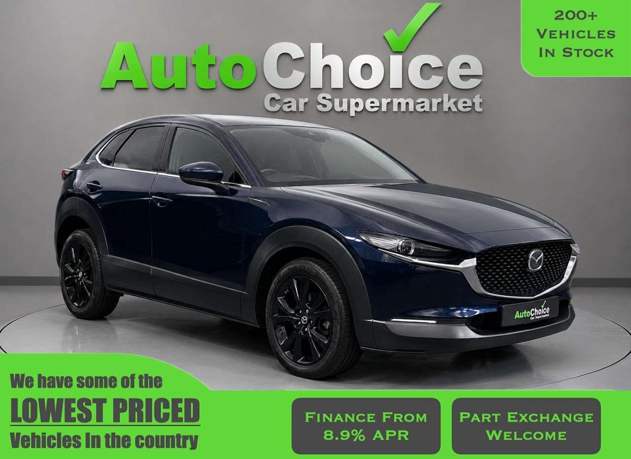 A 2022 MAZDA CX-30 2.0 e-SKYACTIV G MHEV Sport Lux SUV 5dr Petrol Manual Euro 6 (s/s) (122 ps) A 2022 MAZDA CX-30 2.0 e-SKYACTIV G MHEV Sport Lux SUV 5dr Petrol Manual Euro 6 (s/s) (122 ps)