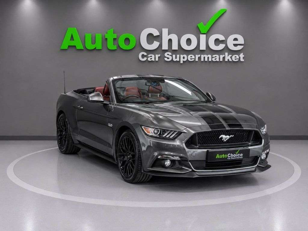A 2016 FORD MUSTANG 5.0 V8 GT Convertible 2dr Petrol SelShift Euro 6 (416 bhp) in Blackburn Fin A 2016 FORD MUSTANG 5.0 V8 GT Convertible 2dr Petrol SelShift Euro 6 (416 bhp) in Blackburn Fin