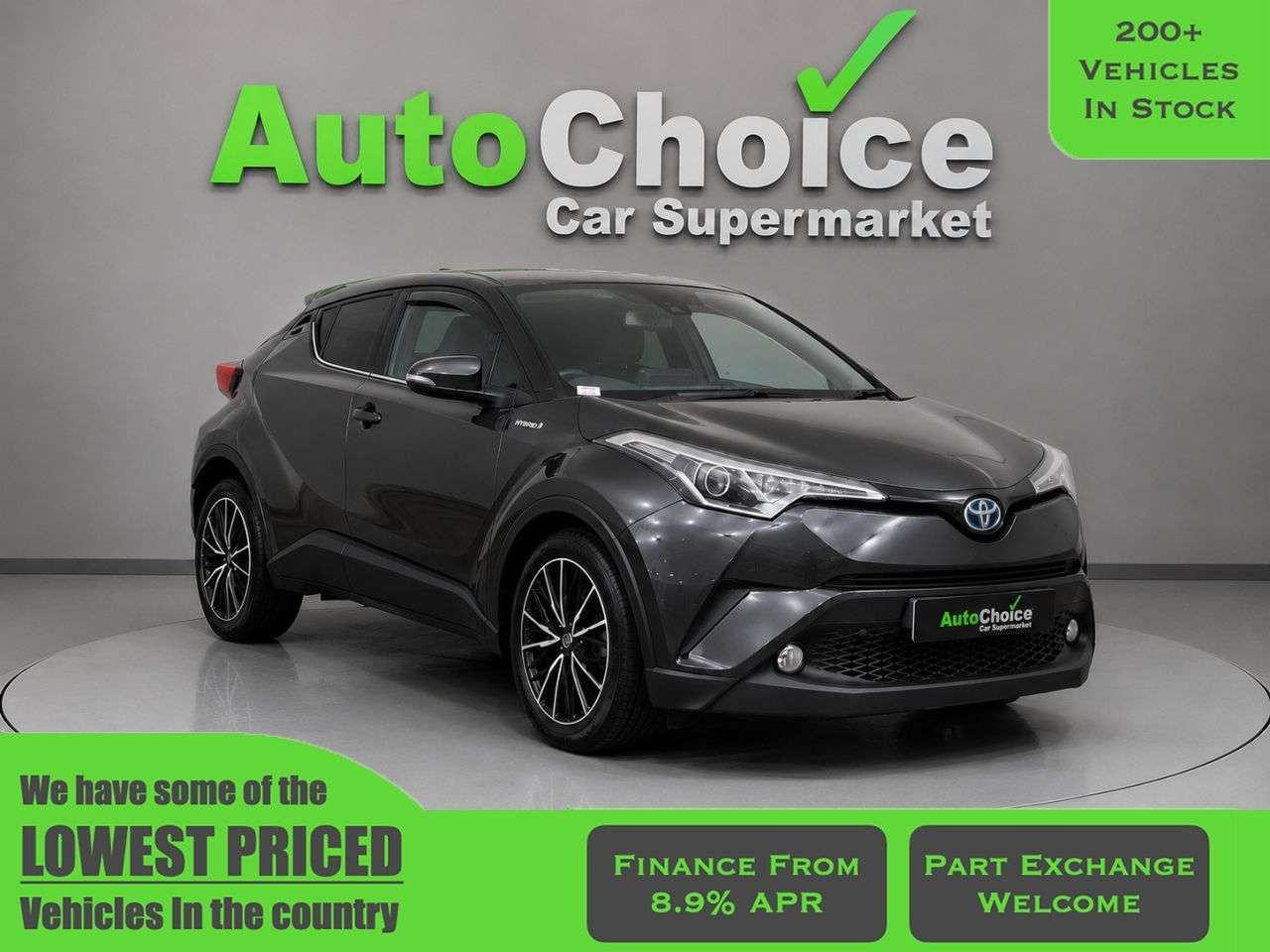 A 2017 TOYOTA C-HR 1.8 VVT-h Excel SUV 5dr Petrol Hybrid CVT Euro 6 (s/s) (122 ps) in Blackbur A 2017 TOYOTA C-HR 1.8 VVT-h Excel SUV 5dr Petrol Hybrid CVT Euro 6 (s/s) (122 ps) in Blackbur