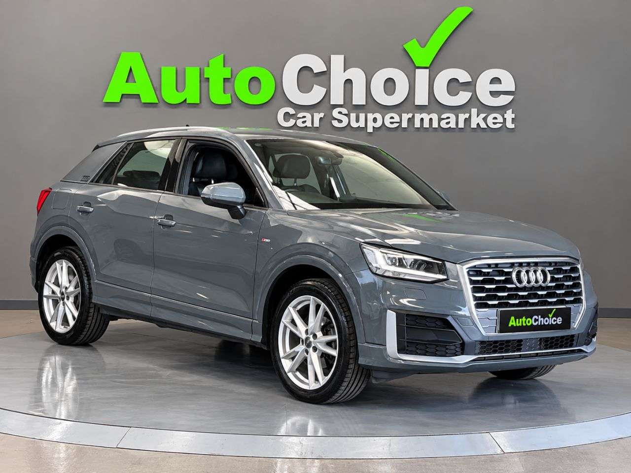 A 2019 AUDI Q2 1.5 TFSI CoD 35 S line SUV 5dr Petrol Manual Euro 6 (s/s) (150 ps) in Black A 2019 AUDI Q2 1.5 TFSI CoD 35 S line SUV 5dr Petrol Manual Euro 6 (s/s) (150 ps) in Black