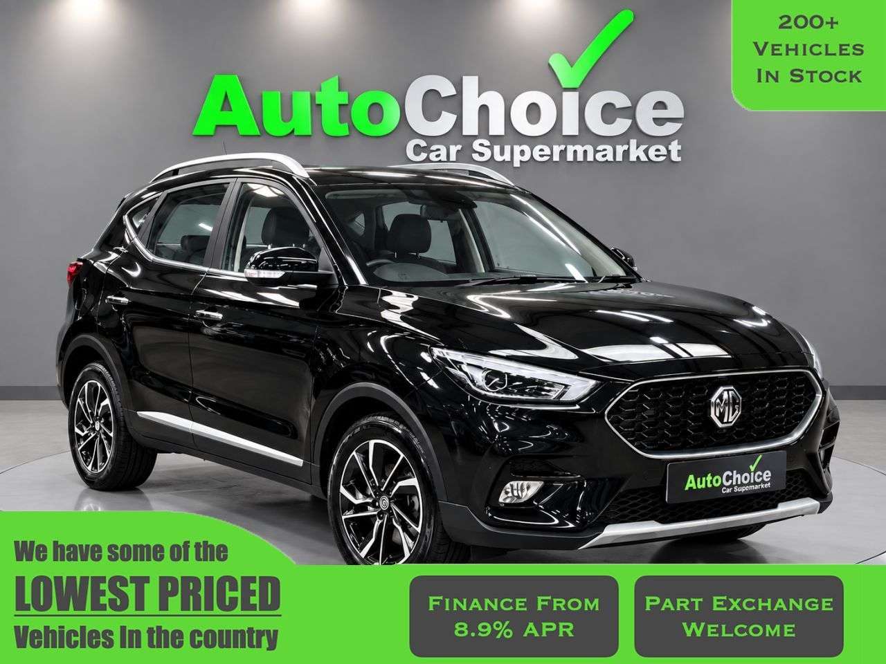 A 2023 MG MG ZS 1.5 VTi-TECH Exclusive SUV 5dr Petrol Manual Euro 6 (s/s) (106 ps) in Black A 2023 MG MG ZS 1.5 VTi-TECH Exclusive SUV 5dr Petrol Manual Euro 6 (s/s) (106 ps) in Black