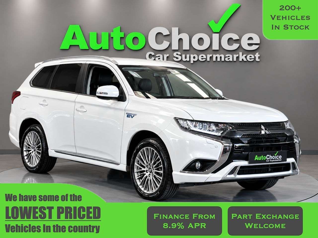 A 2019 MITSUBISHI OUTLANDER 2.4h TwinMotor 13.8kWh Juro SUV 5dr Petrol Plug-in Hybrid CVT 4WD Euro 6 (s A 2019 MITSUBISHI OUTLANDER 2.4h TwinMotor 13.8kWh Juro SUV 5dr Petrol Plug-in Hybrid CVT 4WD Euro 6 (s