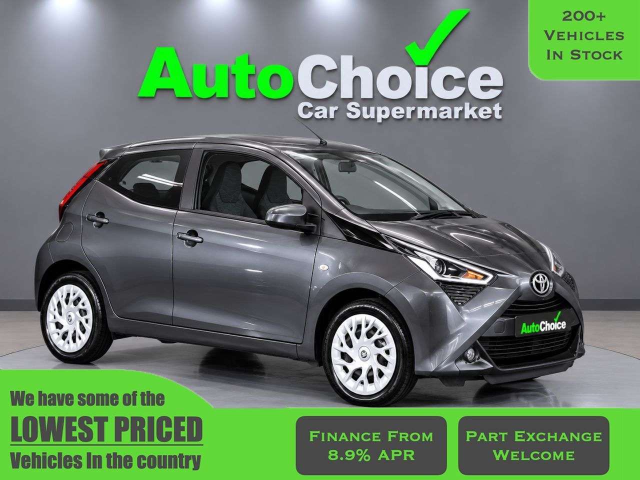 A 2021 TOYOTA AYGO 1.0 VVT-i x-play Hatchback 5dr Petrol Manual Euro 6 (s/s) (71 ps) in Blackb A 2021 TOYOTA AYGO 1.0 VVT-i x-play Hatchback 5dr Petrol Manual Euro 6 (s/s) (71 ps) in Blackb