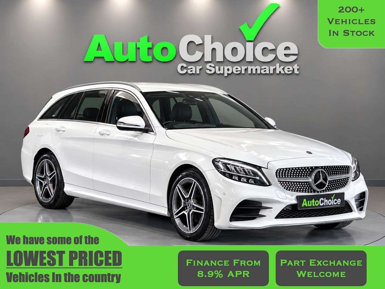 A 2019 MERCEDES-BENZ C CLASS 1.6 C200d AMG Line Estate 5dr Diesel Manual Euro 6 (s/s) (160 ps) in Blackb A 2019 MERCEDES-BENZ C CLASS 1.6 C200d AMG Line Estate 5dr Diesel Manual Euro 6 (s/s) (160 ps) in Blackb