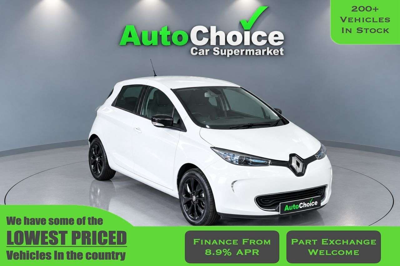 A 2019 RENAULT ZOE R110 41kWh Dynamique Nav Hatchback 5dr Electric Auto (i) (107 bhp) in Black A 2019 RENAULT ZOE R110 41kWh Dynamique Nav Hatchback 5dr Electric Auto (i) (107 bhp) in Black