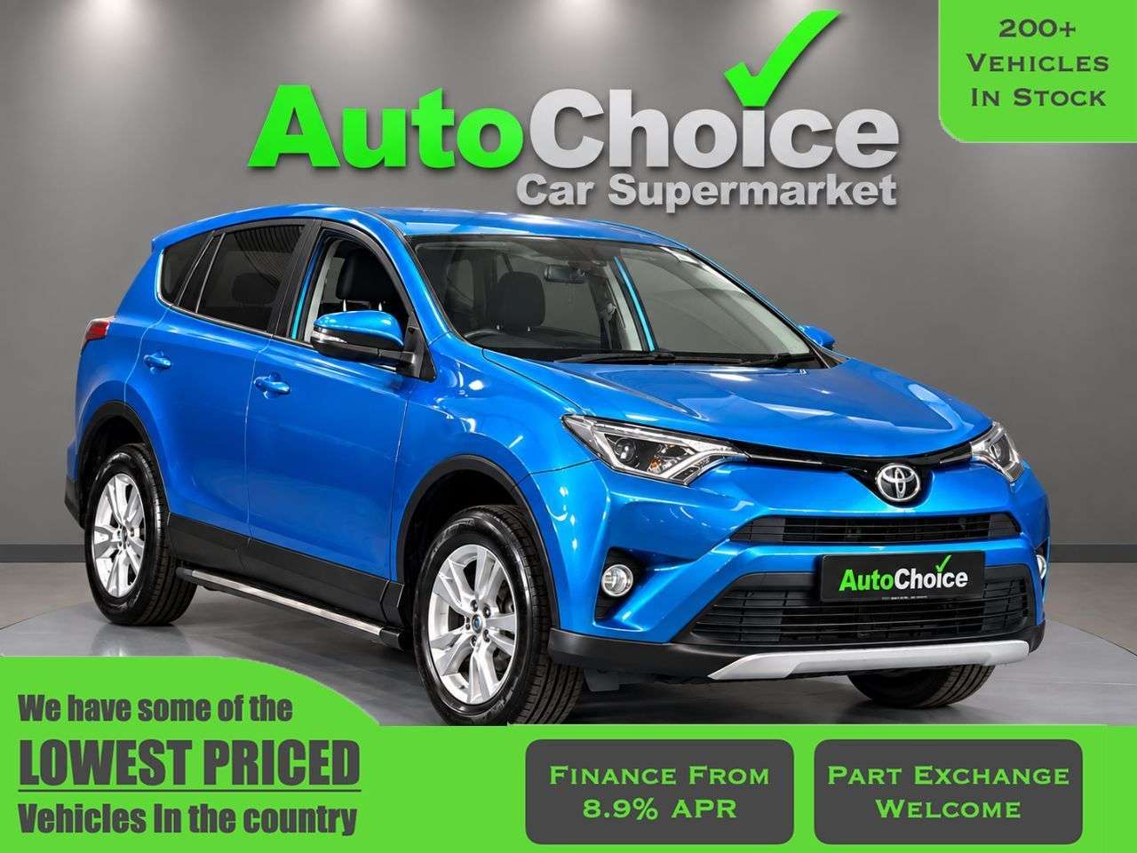 A 2016 TOYOTA RAV4 2.0 D-4D Business Edition SUV 5dr Diesel Manual Euro 6 (s/s) (143 ps) in Bl A 2016 TOYOTA RAV4 2.0 D-4D Business Edition SUV 5dr Diesel Manual Euro 6 (s/s) (143 ps) in Bl