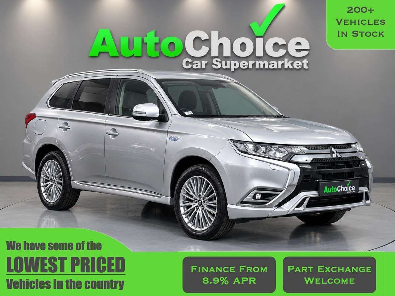 A 2019 MITSUBISHI OUTLANDER 2.4h TwinMotor 13.8kWh 4h SUV 5dr Petrol Plug-in Hybrid CVT 4WD Euro 6 (s/s A 2019 MITSUBISHI OUTLANDER 2.4h TwinMotor 13.8kWh 4h SUV 5dr Petrol Plug-in Hybrid CVT 4WD Euro 6 (s/s