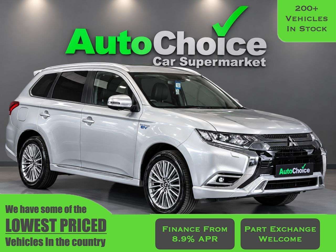 A 2019 MITSUBISHI OUTLANDER 2.4h TwinMotor 13.8kWh 4h SUV 5dr Petrol Plug-in Hybrid CVT 4WD Euro 6 (s/s A 2019 MITSUBISHI OUTLANDER 2.4h TwinMotor 13.8kWh 4h SUV 5dr Petrol Plug-in Hybrid CVT 4WD Euro 6 (s/s