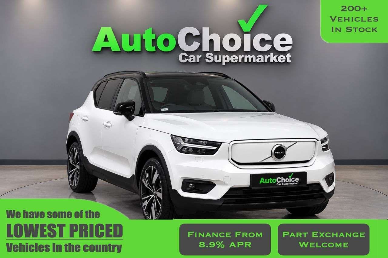 A 2021 VOLVO XC40 Recharge Twin 78kWh Pro SUV 5dr Electric Auto AWD (408 ps) in Blackburn Fin A 2021 VOLVO XC40 Recharge Twin 78kWh Pro SUV 5dr Electric Auto AWD (408 ps) in Blackburn Fin