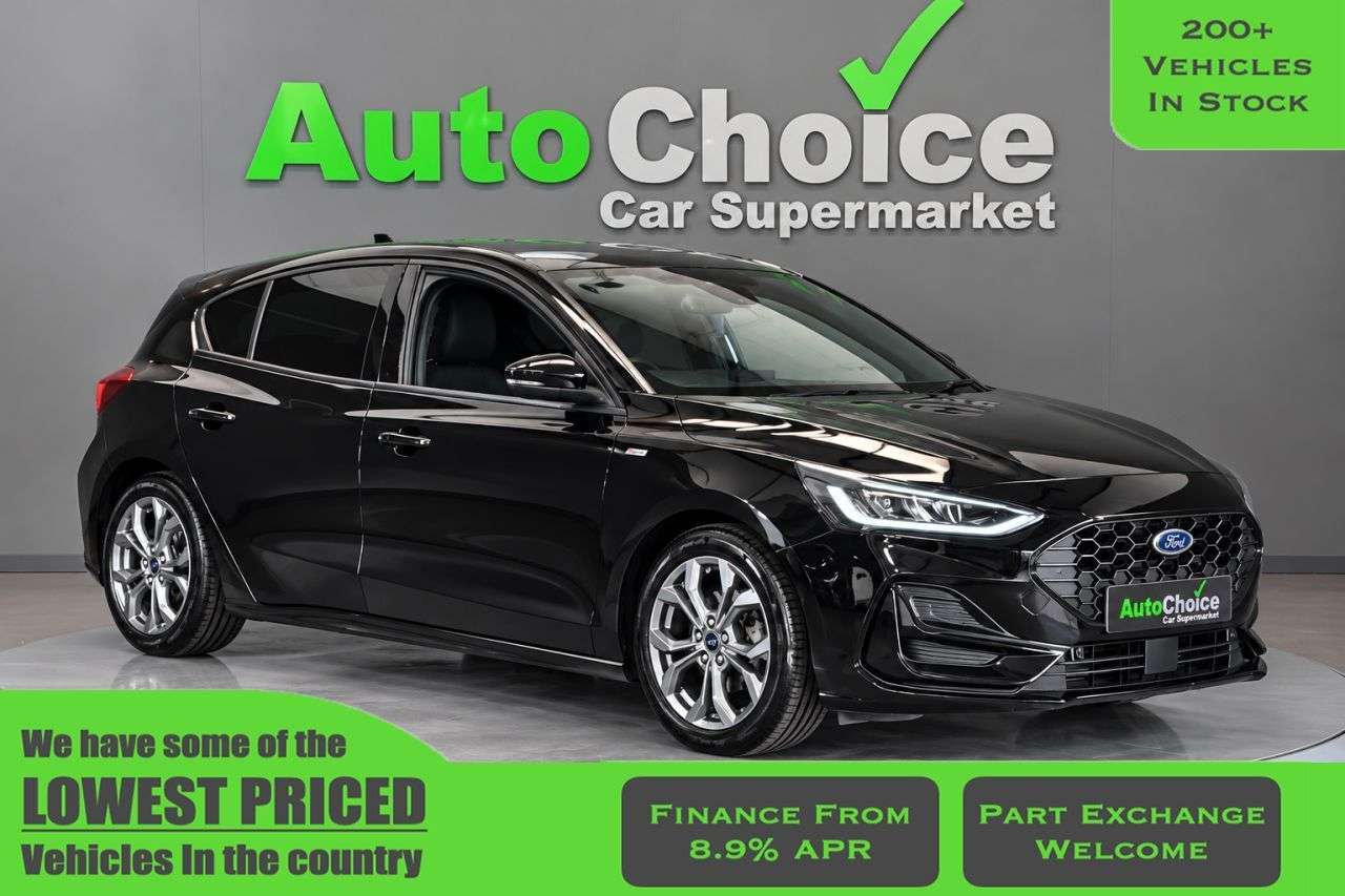 A 2023 FORD FOCUS 1.0T EcoBoost ST-Line Hatchback 5dr Petrol Manual Euro 6 (s/s) (125 ps)in B A 2023 FORD FOCUS 1.0T EcoBoost ST-Line Hatchback 5dr Petrol Manual Euro 6 (s/s) (125 ps)in B