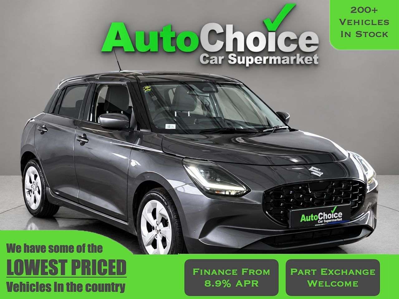 A 2024 SUZUKI SWIFT 1.2 MHEV Motion Hatchback 5dr Petrol Hybrid Manual Euro 6 (s/s) (82 ps)in B A 2024 SUZUKI SWIFT 1.2 MHEV Motion Hatchback 5dr Petrol Hybrid Manual Euro 6 (s/s) (82 ps)in B
