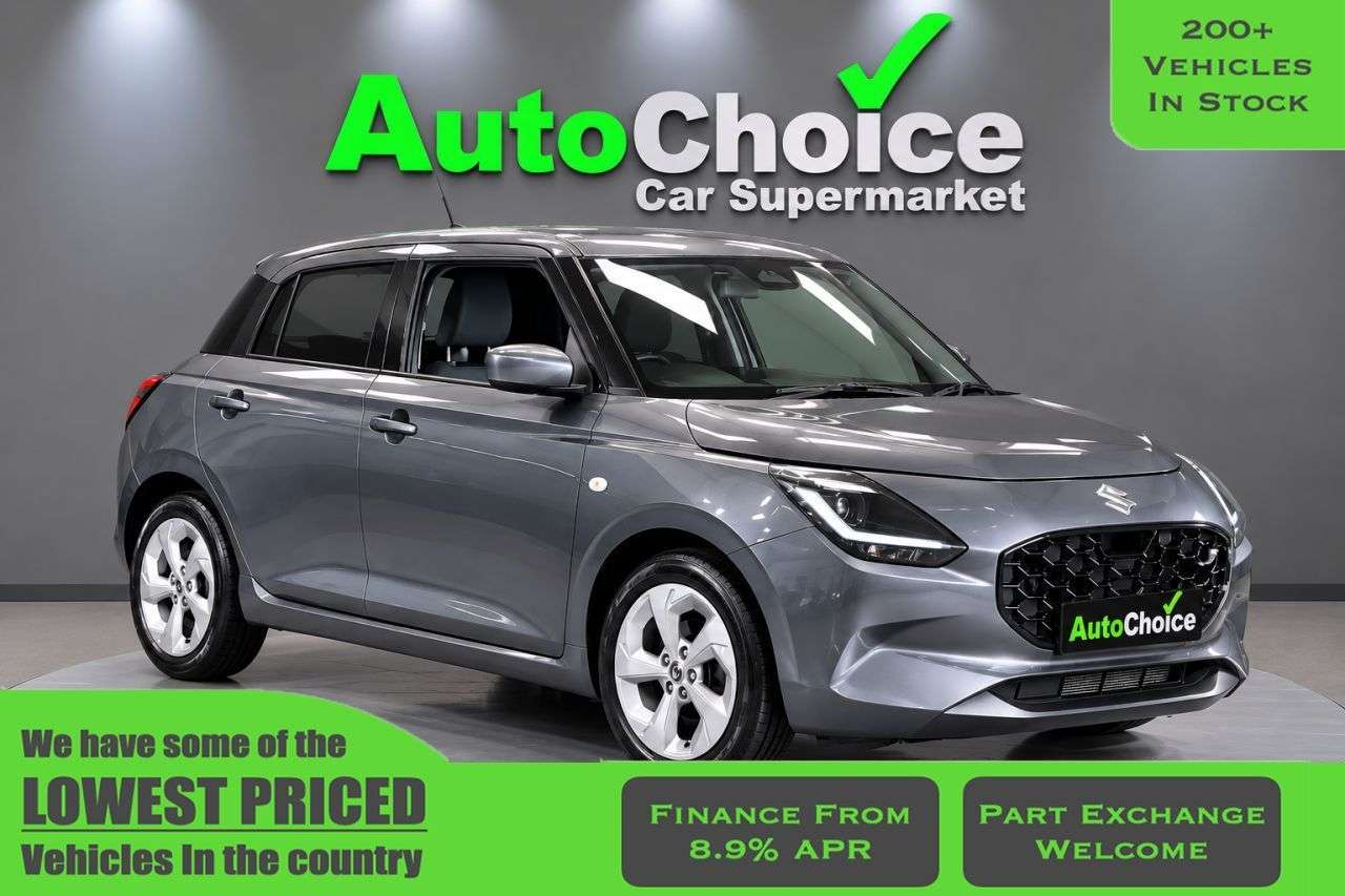 A 2024 SUZUKI SWIFT 1.2 MHEV Motion Hatchback 5dr Petrol Hybrid Manual Euro 6 (s/s) (82 ps)in B A 2024 SUZUKI SWIFT 1.2 MHEV Motion Hatchback 5dr Petrol Hybrid Manual Euro 6 (s/s) (82 ps)in B