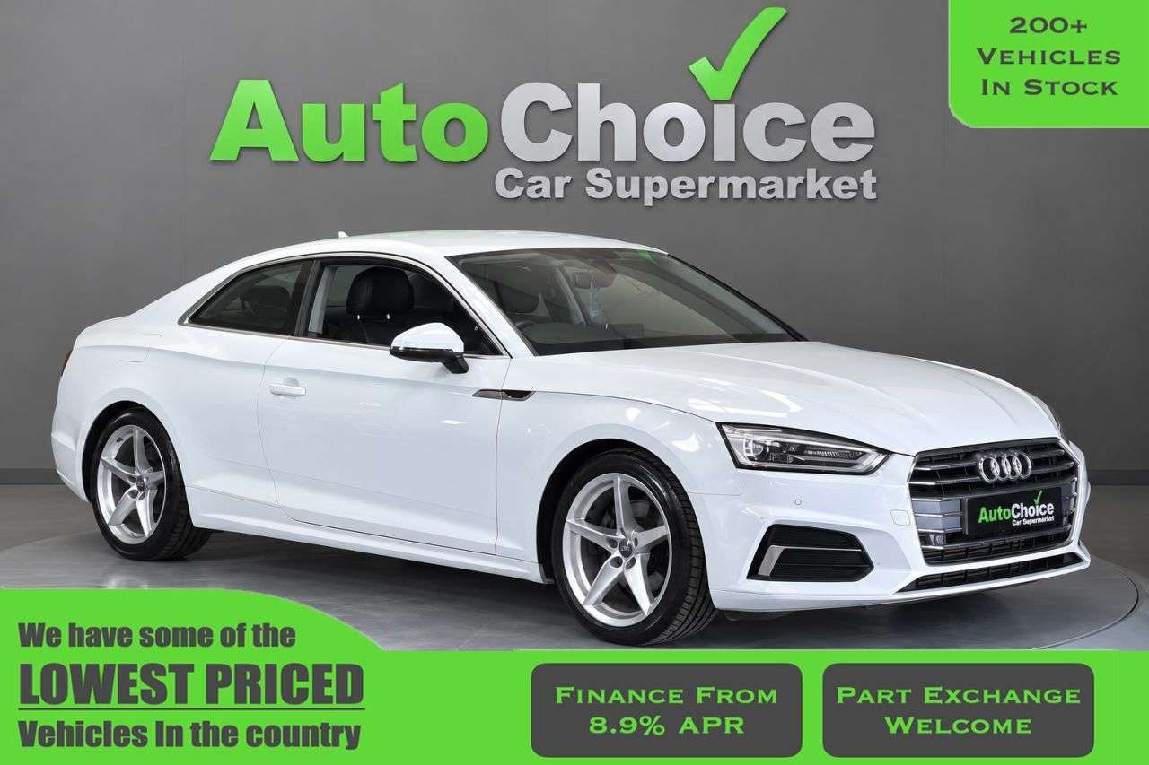 A 2019 AUDI A5 2.0 TFSI 40 Sport Coupe 2dr Petrol S Tronic Euro 6 (s/s) (190 ps) in Blackb A 2019 AUDI A5 2.0 TFSI 40 Sport Coupe 2dr Petrol S Tronic Euro 6 (s/s) (190 ps) in Blackb