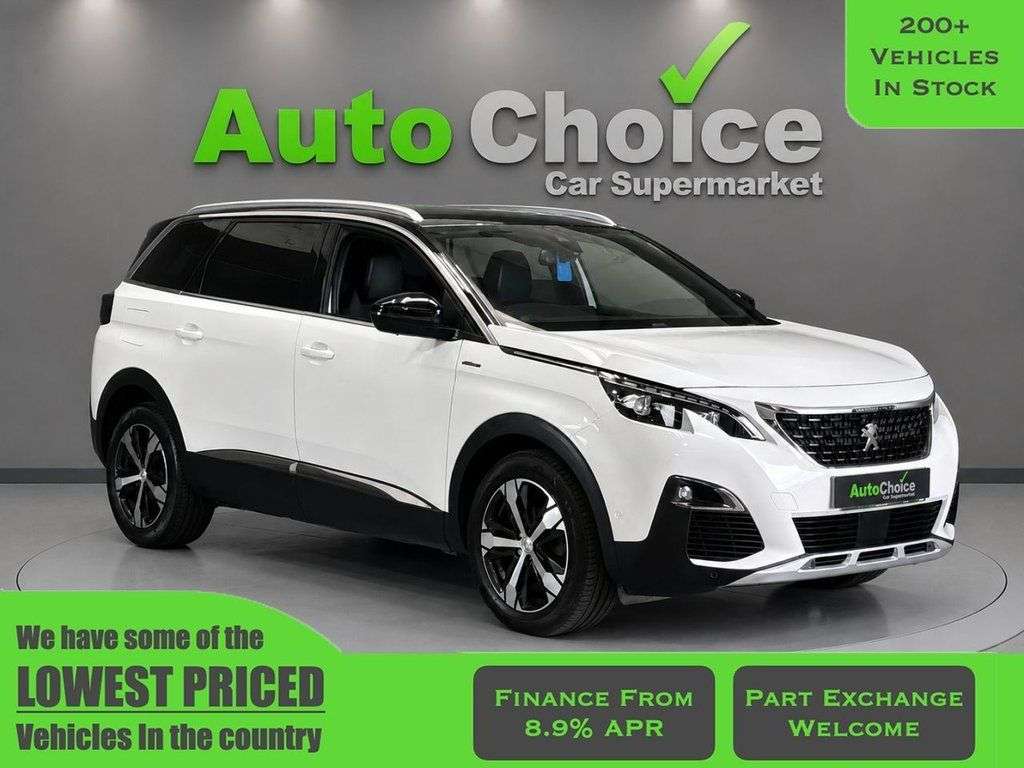 A 2018 PEUGEOT 5008 1.2 PureTech GT Line SUV 5dr Petrol Manual Euro 6 (s/s) (130 ps) in Blackbu A 2018 PEUGEOT 5008 1.2 PureTech GT Line SUV 5dr Petrol Manual Euro 6 (s/s) (130 ps) in Blackbu