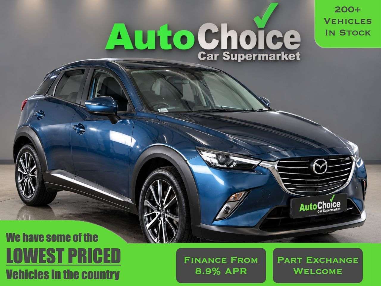 A 2018 MAZDA CX-3 2.0 SKYACTIV-G Sport Nav SUV 5dr Petrol Manual Euro 6 (s/s) (121 ps)in Blac A 2018 MAZDA CX-3 2.0 SKYACTIV-G Sport Nav SUV 5dr Petrol Manual Euro 6 (s/s) (121 ps)in Blac