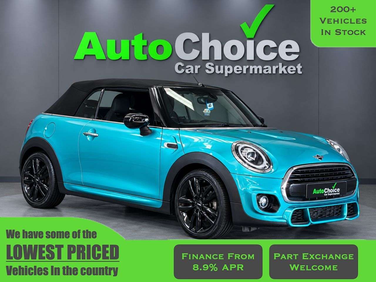 A 2019 MINI CONVERTIBLE 1.5 Cooper Sport Convertible 2dr Petrol Manual Euro 6 (s/s) (136 ps) In Bla A 2019 MINI CONVERTIBLE 1.5 Cooper Sport Convertible 2dr Petrol Manual Euro 6 (s/s) (136 ps) In Bla