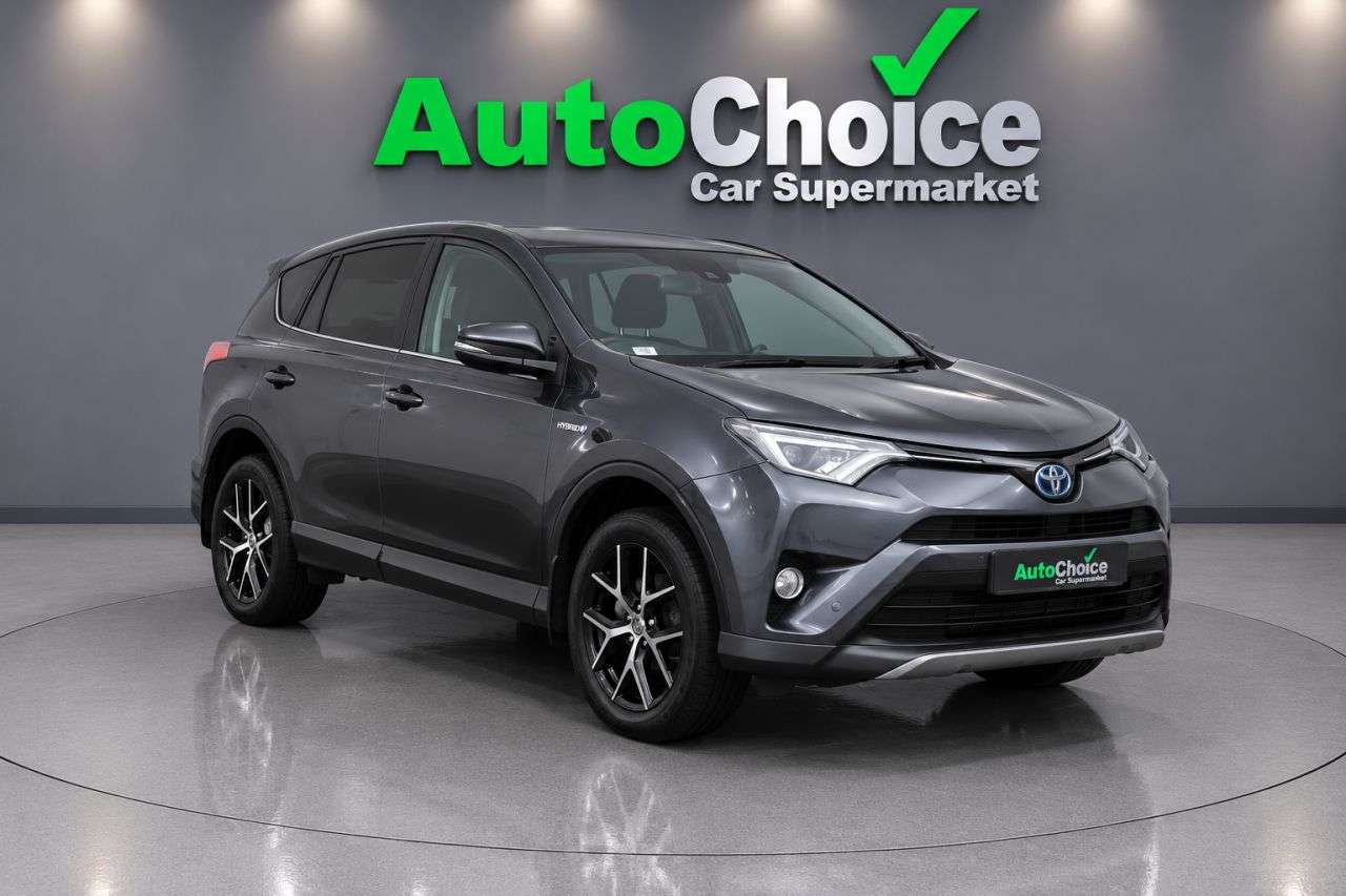 A 2018 TOYOTA RAV4 2.5 VVT-h Design SUV 5dr Petrol Hybrid CVT 4WD Euro 6 (s/s) (197 ps)in Blac A 2018 TOYOTA RAV4 2.5 VVT-h Design SUV 5dr Petrol Hybrid CVT 4WD Euro 6 (s/s) (197 ps)in Blac