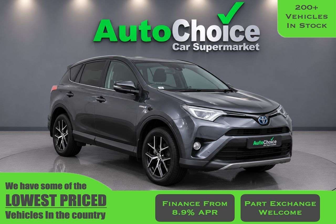A 2018 TOYOTA RAV4 2.5 VVT-h Design SUV 5dr Petrol Hybrid CVT 4WD Euro 6 (s/s) (197 ps)in Blac A 2018 TOYOTA RAV4 2.5 VVT-h Design SUV 5dr Petrol Hybrid CVT 4WD Euro 6 (s/s) (197 ps)in Blac