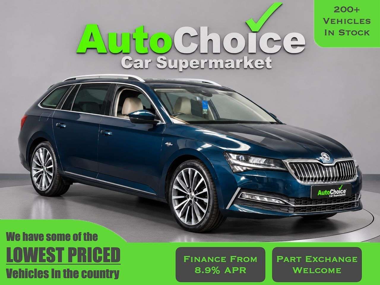 A 2020 SKODA SUPERB 1.4 TSI iV 13kWh Laurin & Klement Estate 5dr Petrol Plug-in Hybrid DSG Euro A 2020 SKODA SUPERB 1.4 TSI iV 13kWh Laurin & Klement Estate 5dr Petrol Plug-in Hybrid DSG Euro