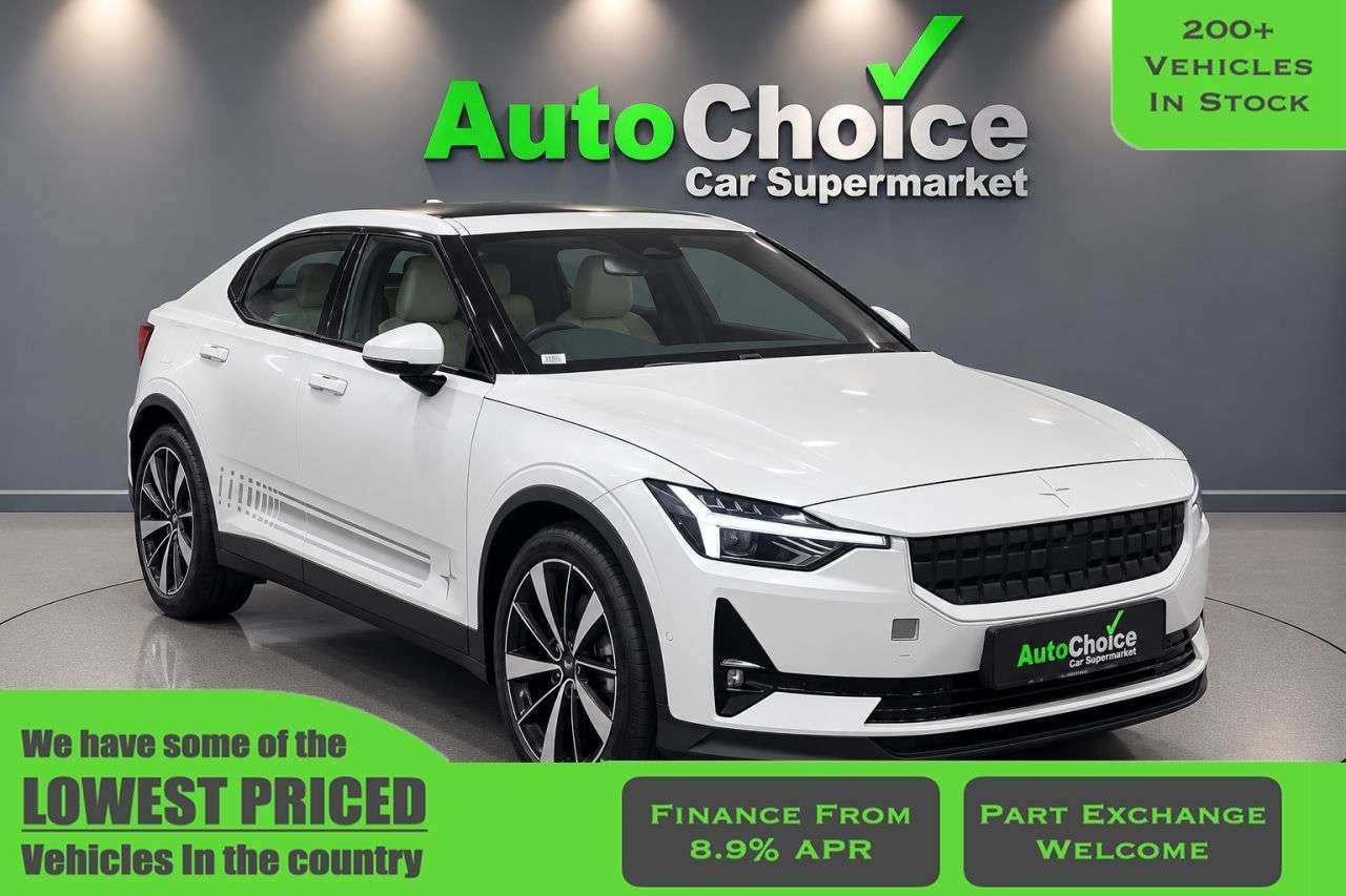 A 2022 POLESTAR POLESTAR 2 Single Motor 78kWh Long Range Fastback 5dr Electric Auto FWD (231 ps)In Bla A 2022 POLESTAR POLESTAR 2 Single Motor 78kWh Long Range Fastback 5dr Electric Auto FWD (231 ps)In Bla