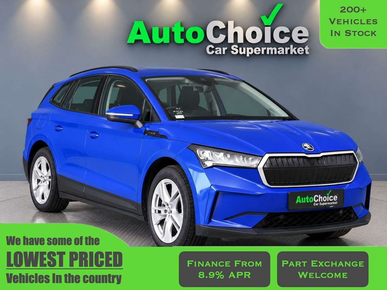 A 2021 SKODA ENYAQ IV iV 62kWh 60 SUV 5dr Electric Auto (179 ps) In Blackburn Finance Available 1 A 2021 SKODA ENYAQ IV iV 62kWh 60 SUV 5dr Electric Auto (179 ps) In Blackburn Finance Available 1
