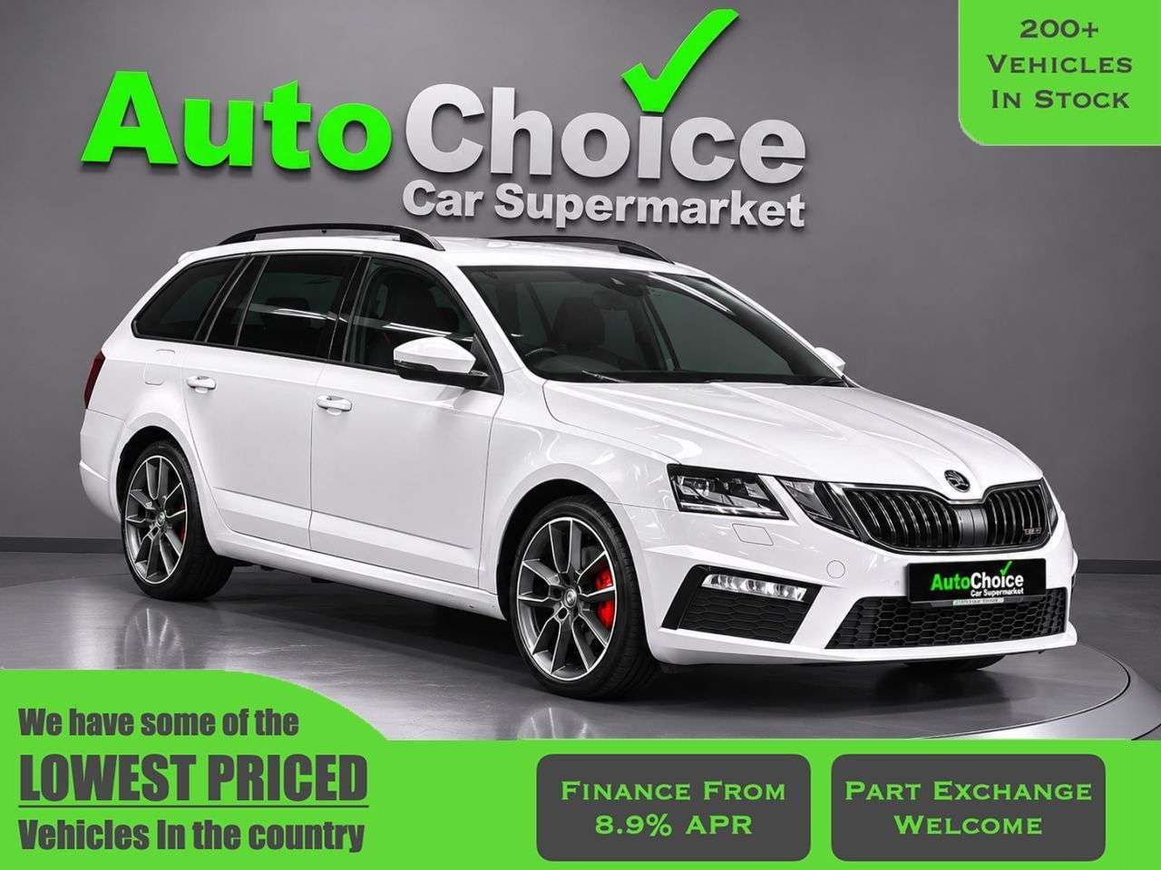 A 2017 SKODA OCTAVIA 2.0 TDI vRS Estate 5dr Diesel Manual Euro 6 (s/s) (184 ps) In Blackburn Fin A 2017 SKODA OCTAVIA 2.0 TDI vRS Estate 5dr Diesel Manual Euro 6 (s/s) (184 ps) In Blackburn Fin