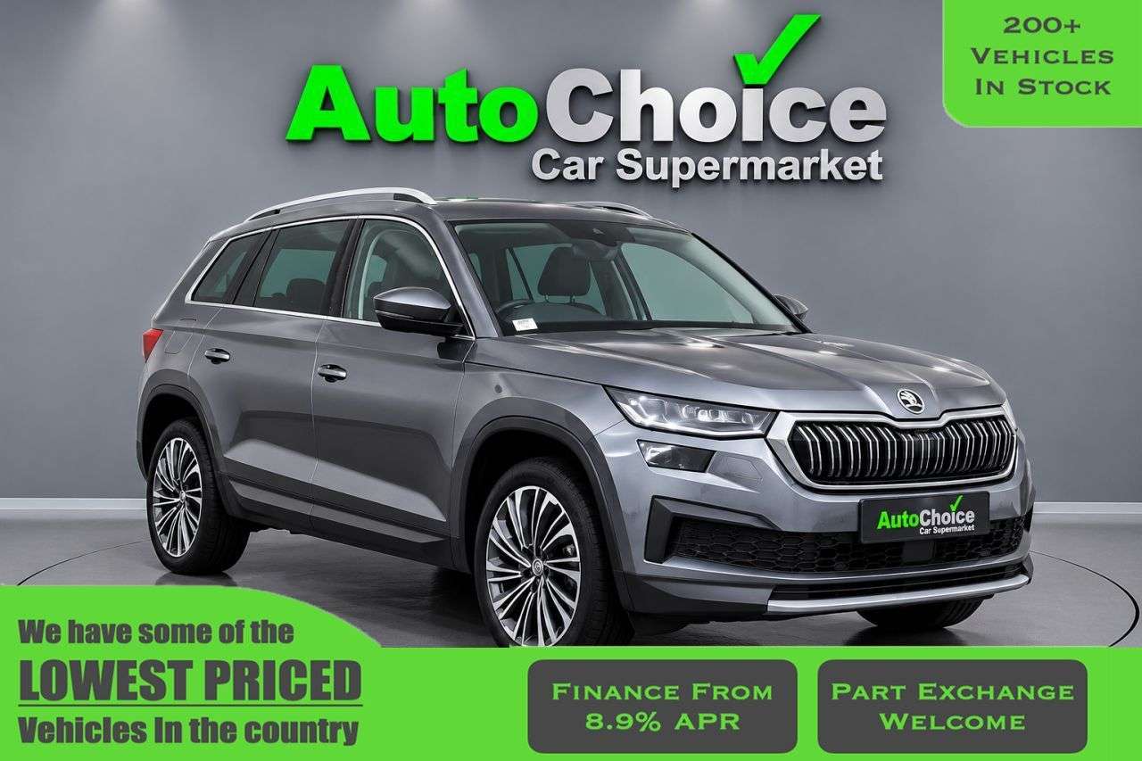 A 2022 SKODA KODIAQ 1.5 TSI ACT SE L Executive SUV 5dr Petrol Manual Euro 6 (s/s) (7 Seat) (150 A 2022 SKODA KODIAQ 1.5 TSI ACT SE L Executive SUV 5dr Petrol Manual Euro 6 (s/s) (7 Seat) (150
