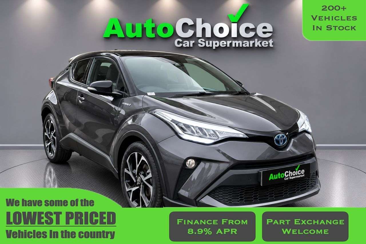 A 2021 TOYOTA C-HR 1.8 VVT-h GPF Design SUV 5dr Petrol Hybrid CVT Euro 6 (s/s) (122 ps)In Blac A 2021 TOYOTA C-HR 1.8 VVT-h GPF Design SUV 5dr Petrol Hybrid CVT Euro 6 (s/s) (122 ps)In Blac