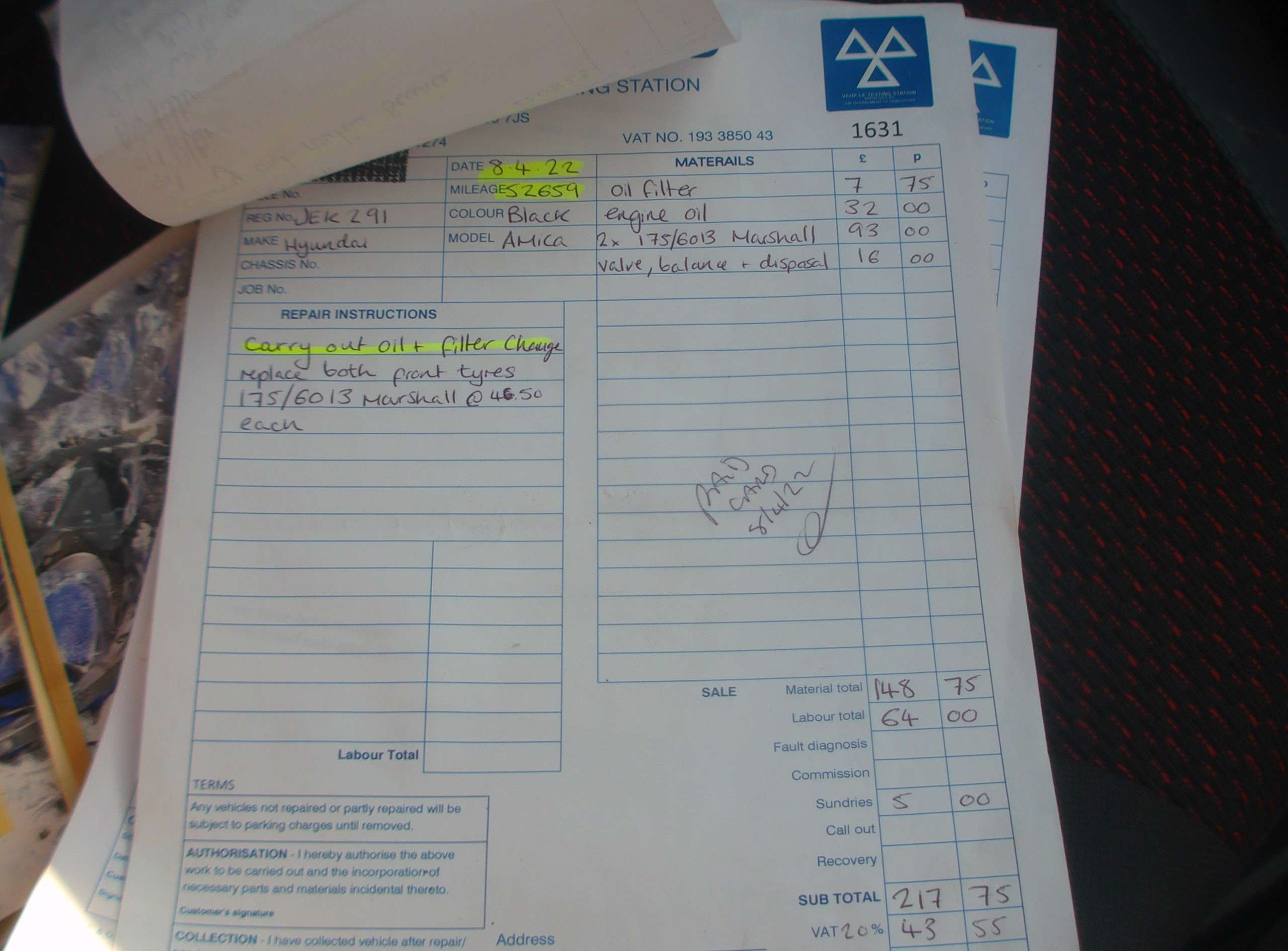 2007 HYUNDAI AMICA 2007 HYUNDAI AMICA