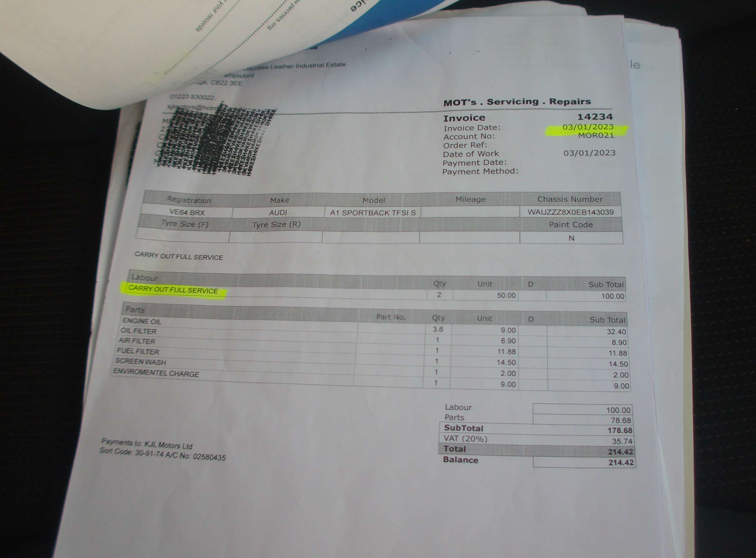 2014 AUDI A1 2014 AUDI A1