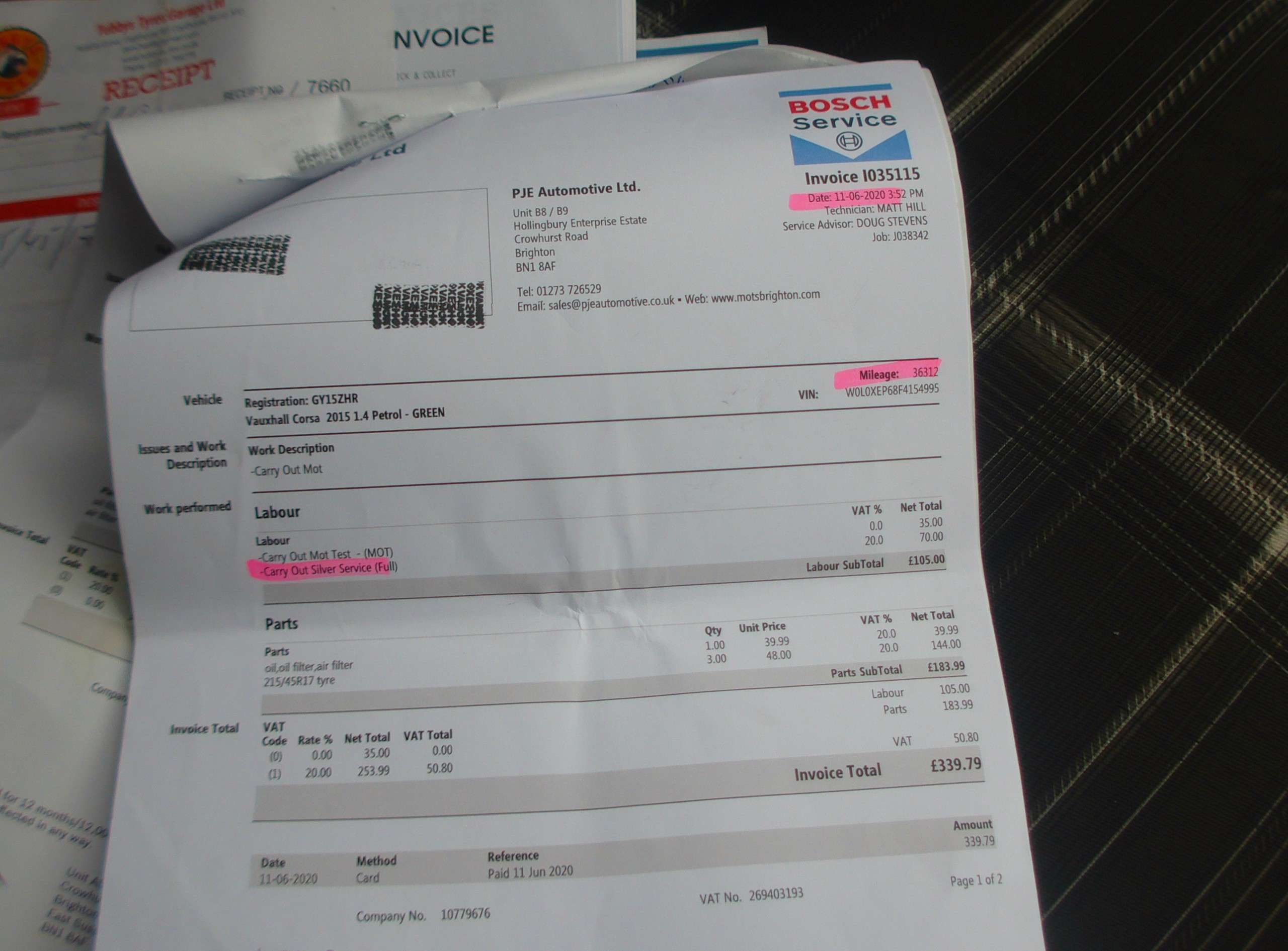 2015 VAUXHALL CORSA 2015 VAUXHALL CORSA