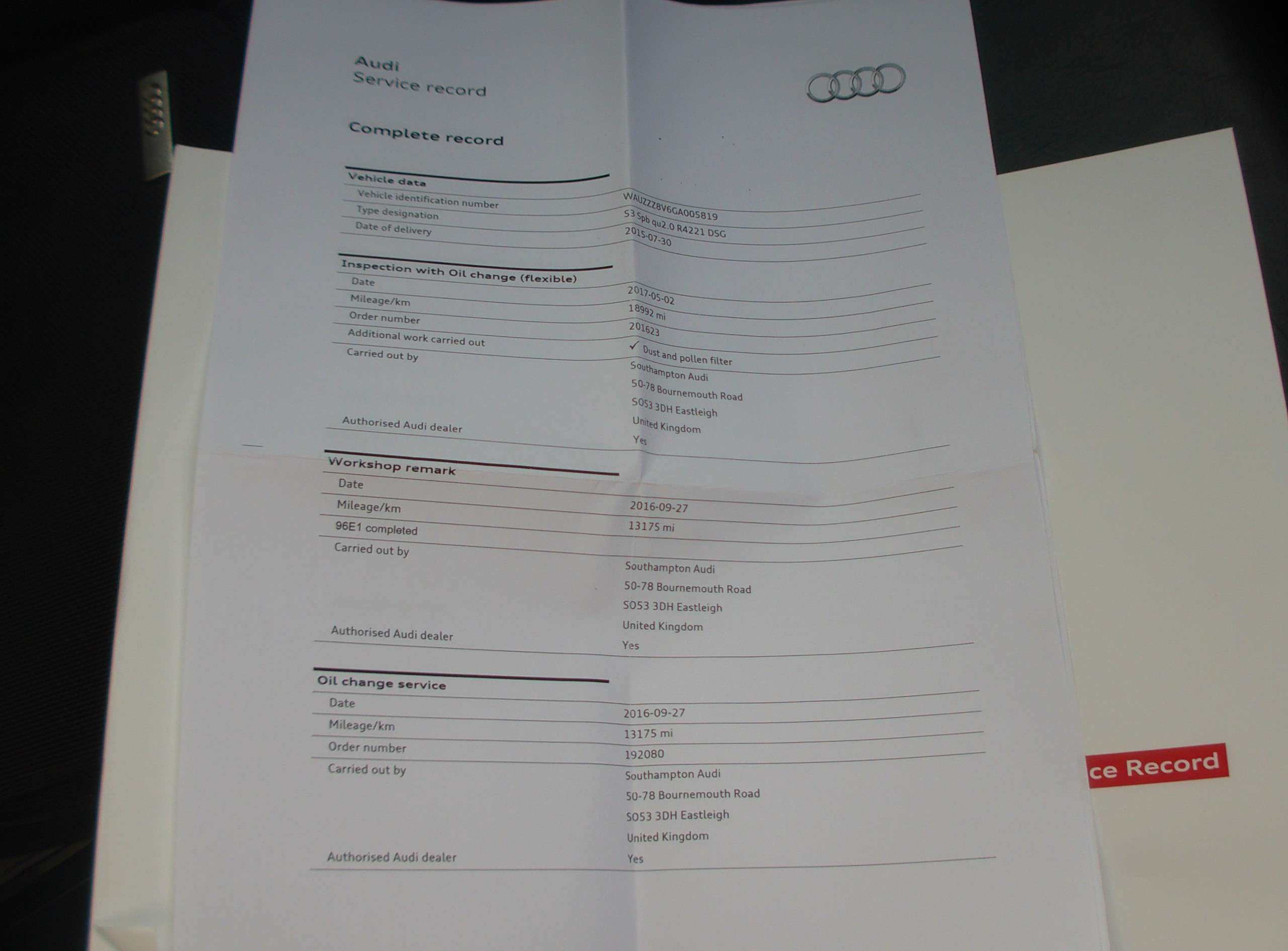 2015 AUDI S3 2015 AUDI S3