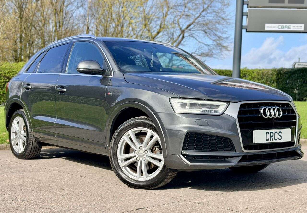 A 2017 AUDI Q3 2.0 TDI S line Edition SUV 5dr Diesel Manual Euro 6 (s/s) (150 ps) BLUETOOT A 2017 AUDI Q3 2.0 TDI S line Edition SUV 5dr Diesel Manual Euro 6 (s/s) (150 ps) BLUETOOT