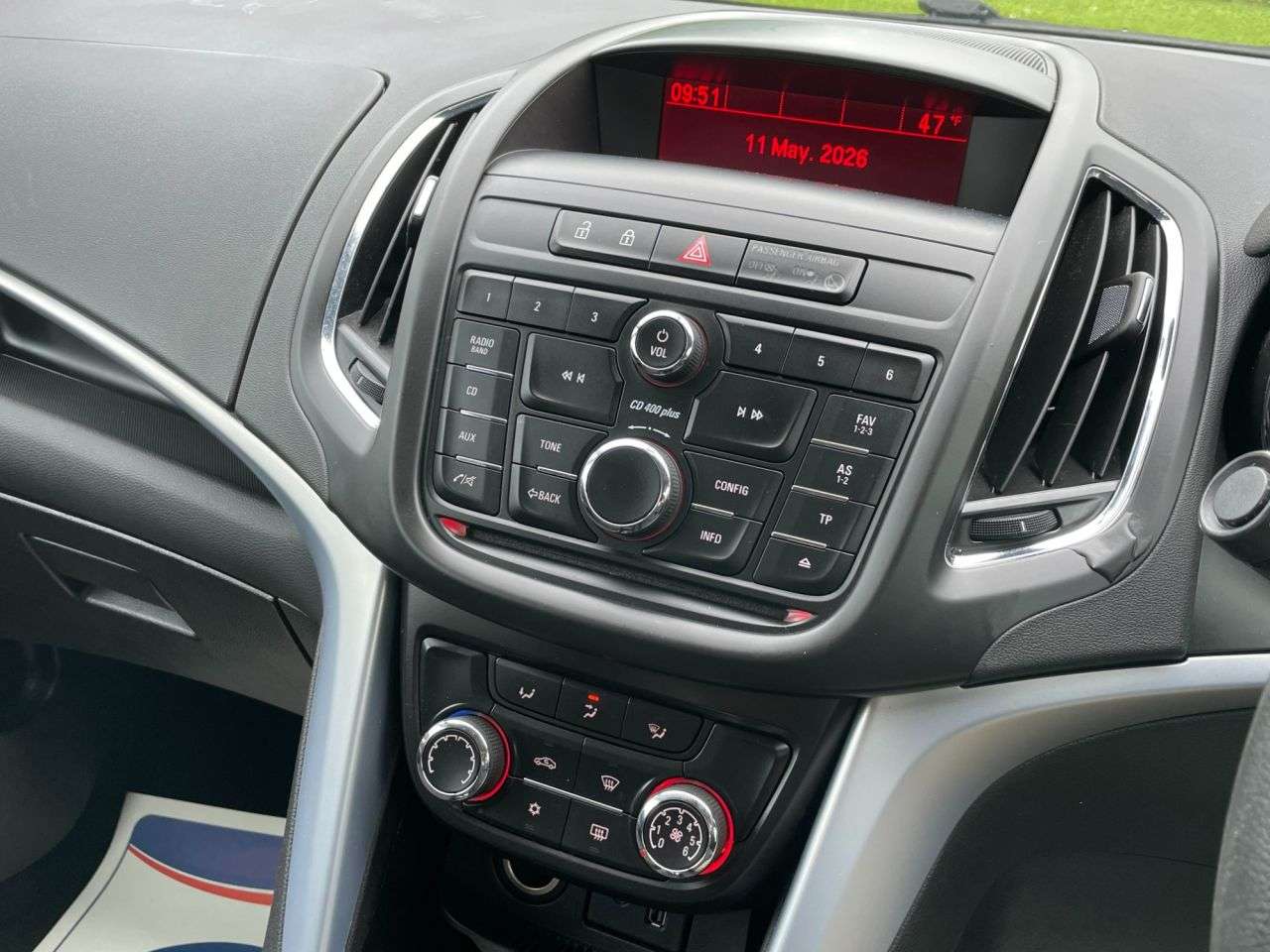 2016 VAUXHALL ZAFIRA TOURER 2016 VAUXHALL ZAFIRA TOURER