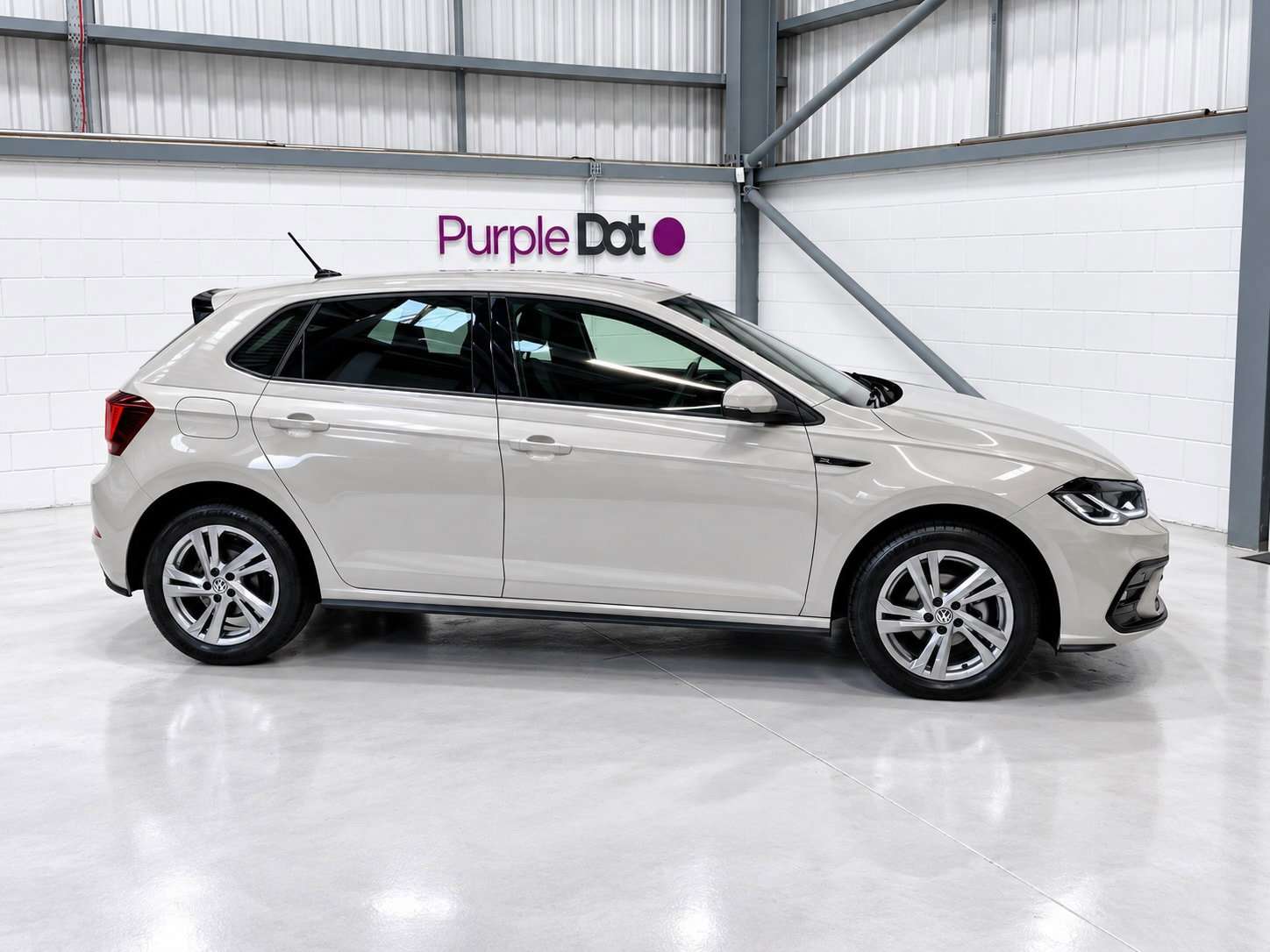 A 2023 VOLKSWAGEN POLO 1.0L R-Line TSI Semi-Auto Hatchback 5dr Petrol Euro 6 (94 bhp) A 2023 VOLKSWAGEN POLO 1.0L R-Line TSI Semi-Auto Hatchback 5dr Petrol Euro 6 (94 bhp)