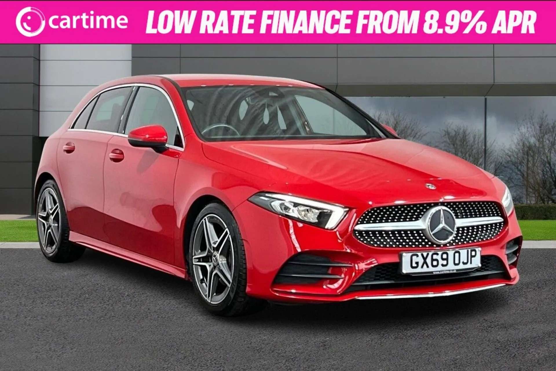 A 2019 MERCEDES-BENZ A-CLASS 1.3 A 180 AMG LINE 5d 135 BHP Reverse Camera, MBUX Multimedia, Digital Cockpit, LED Headlights, Cruise Control Jupiter Red, 18-Inch Alloy Wheels A 2019 MERCEDES-BENZ A-CLASS 1.3 A 180 AMG LINE 5d 135 BHP Reverse Camera, MBUX Multimedia, Digital Cockpit, LED Headlights, Cruise Control Jupiter Red, 18-Inch Alloy Wheels