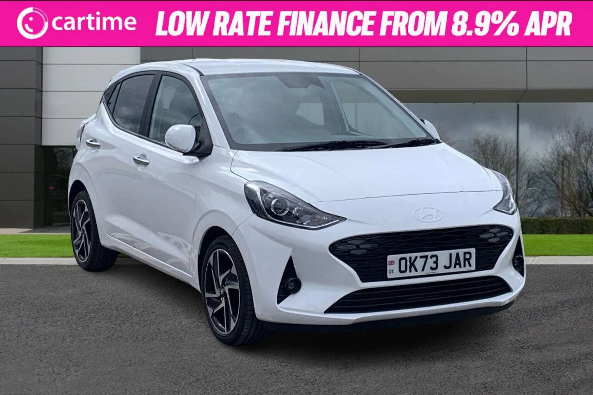 A 2023 HYUNDAI I10 1.2 MPI PREMIUM 5d 83 BHP Wireless Phone Charging, Wireless CarPlay/Android Auto, 8-Inch Touchscreen, Heated Front Seats, Cruise Control Atlas White, A 2023 HYUNDAI I10 1.2 MPI PREMIUM 5d 83 BHP Wireless Phone Charging, Wireless CarPlay/Android Auto, 8-Inch Touchscreen, Heated Front Seats, Cruise Control Atlas White,
