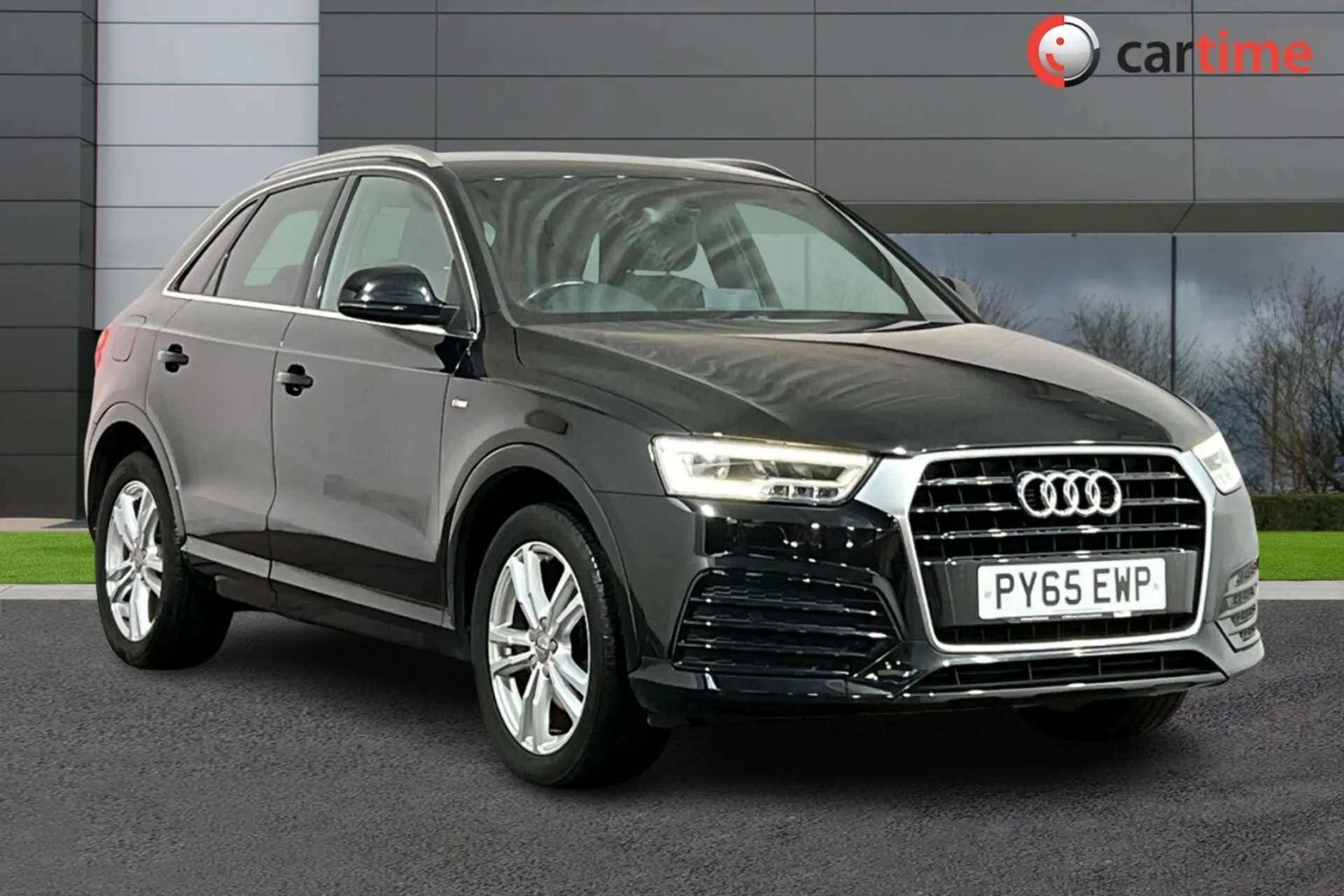 A 2015 AUDI Q3 1.4 TFSI S LINE 5d 148 BHP Media Display, Satellite Navigation, Bluetooth, Front and Rear Parking Sensors Mythos Black, 18-Inch Alloy Wheels A 2015 AUDI Q3 1.4 TFSI S LINE 5d 148 BHP Media Display, Satellite Navigation, Bluetooth, Front and Rear Parking Sensors Mythos Black, 18-Inch Alloy Wheels