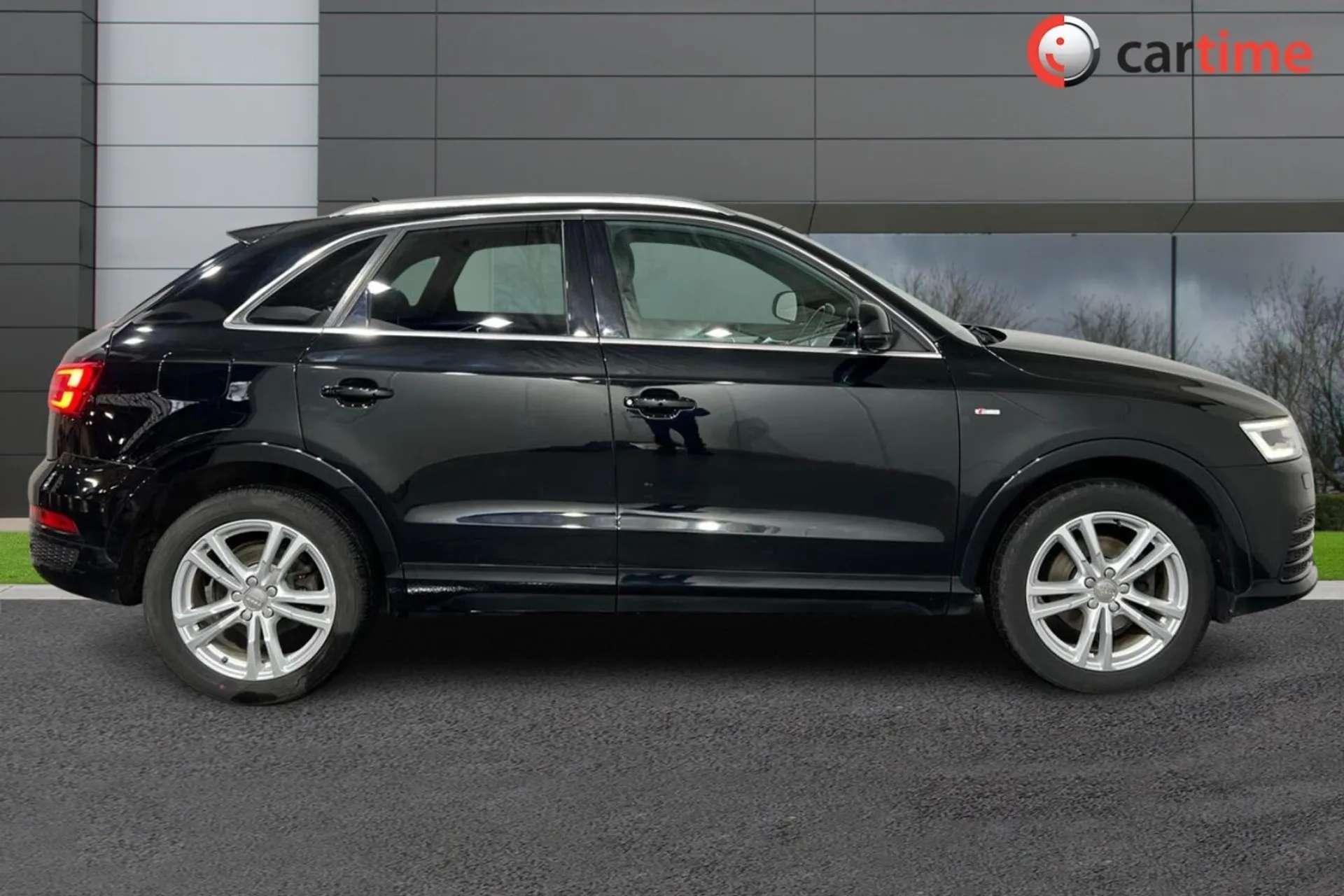 A 2015 AUDI Q3 1.4 TFSI S LINE 5d 148 BHP Media Display, Satellite Navigation, Bluetooth, Front and Rear Parking Sensors Mythos Black, 18-Inch Alloy Wheels A 2015 AUDI Q3 1.4 TFSI S LINE 5d 148 BHP Media Display, Satellite Navigation, Bluetooth, Front and Rear Parking Sensors Mythos Black, 18-Inch Alloy Wheels