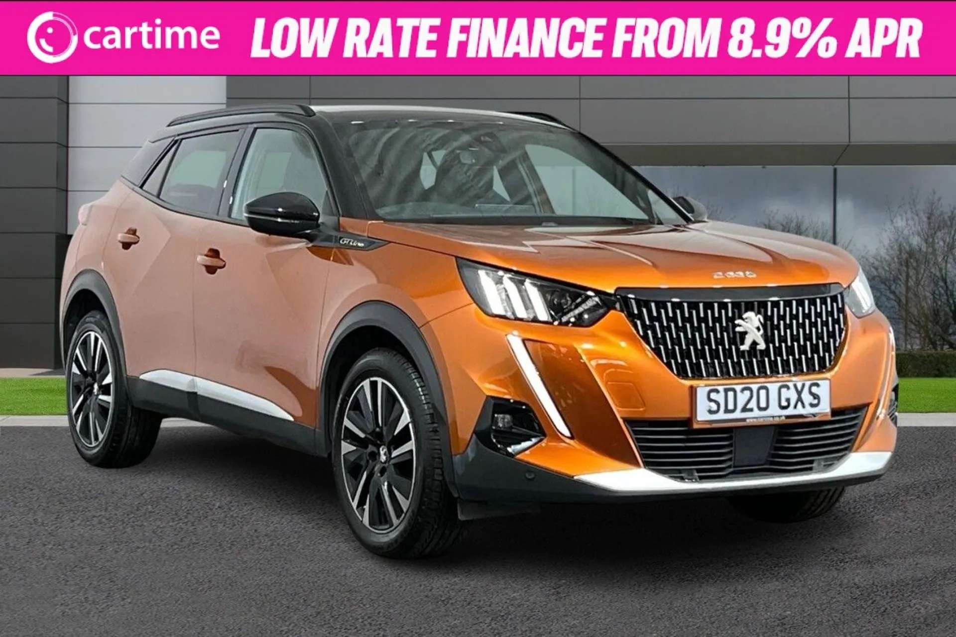 A 0 PEUGEOT 2008 1.2 PURETECH S/S GT LINE 5d 129 BHP Heated Seats, Reversing Camera, LED Headlights, Parking Sensors, Tinted Windows Orange Fusion, 18-Inch Alloy Wheel A 0 PEUGEOT 2008 1.2 PURETECH S/S GT LINE 5d 129 BHP Heated Seats, Reversing Camera, LED Headlights, Parking Sensors, Tinted Windows Orange Fusion, 18-Inch Alloy Wheel