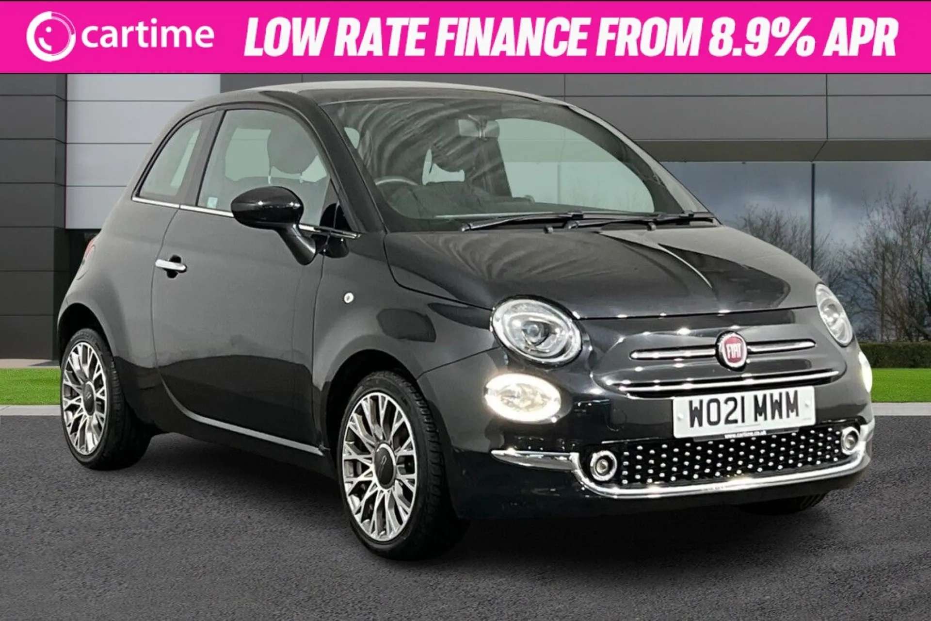 A 2021 FIAT 500 1.0 STAR MHEV 3d 69 BHP Fixed Glass Roof, 7-Inch HD Touchscreen, Cruise Control, Automatic Climate Control, Rear Park Sensors Crossover Black, 16in Al A 2021 FIAT 500 1.0 STAR MHEV 3d 69 BHP Fixed Glass Roof, 7-Inch HD Touchscreen, Cruise Control, Automatic Climate Control, Rear Park Sensors Crossover Black, 16in Al