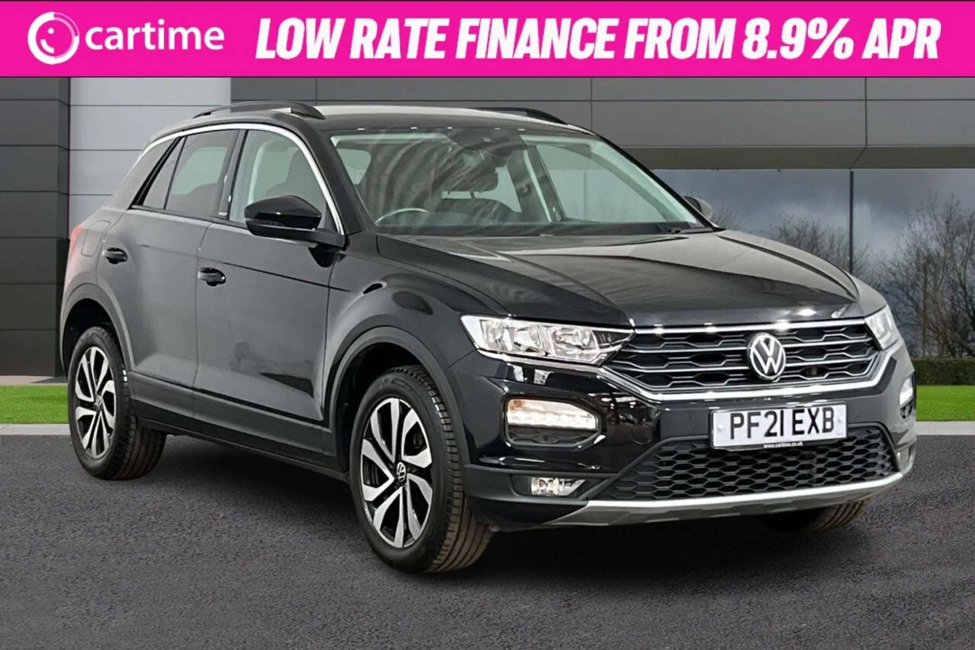 A 2021 VOLKSWAGEN T-ROC 1.0 ACTIVE TSI EVO 5d 109 BHP 8in Touchscreen, Apple CarPlay / Android Auto, Front / Rear Park Sensors, Bluetooth, Cruise Control Deep Black, 17in All A 2021 VOLKSWAGEN T-ROC 1.0 ACTIVE TSI EVO 5d 109 BHP 8in Touchscreen, Apple CarPlay / Android Auto, Front / Rear Park Sensors, Bluetooth, Cruise Control Deep Black, 17in All