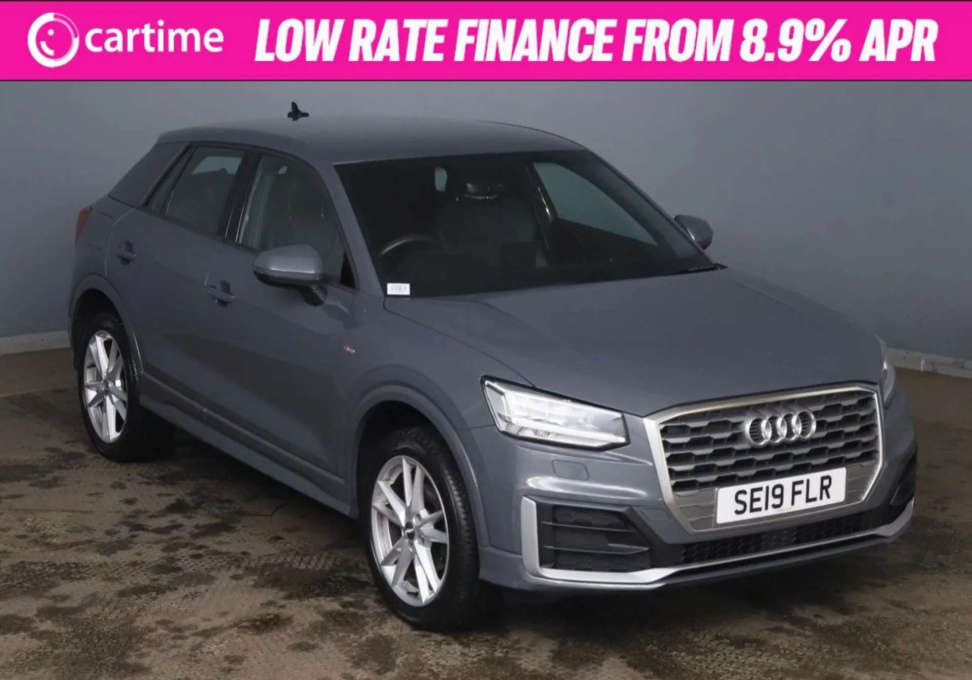 A 0 AUDI Q2 1.5 TFSI S LINE 5d 148 BHP LED Headlights, Cruise Control, DAB/Bluetooth, Electric Lumbar, Virtual Cockpit 18in Alloys, Daytona Grey A 0 AUDI Q2 1.5 TFSI S LINE 5d 148 BHP LED Headlights, Cruise Control, DAB/Bluetooth, Electric Lumbar, Virtual Cockpit 18in Alloys, Daytona Grey