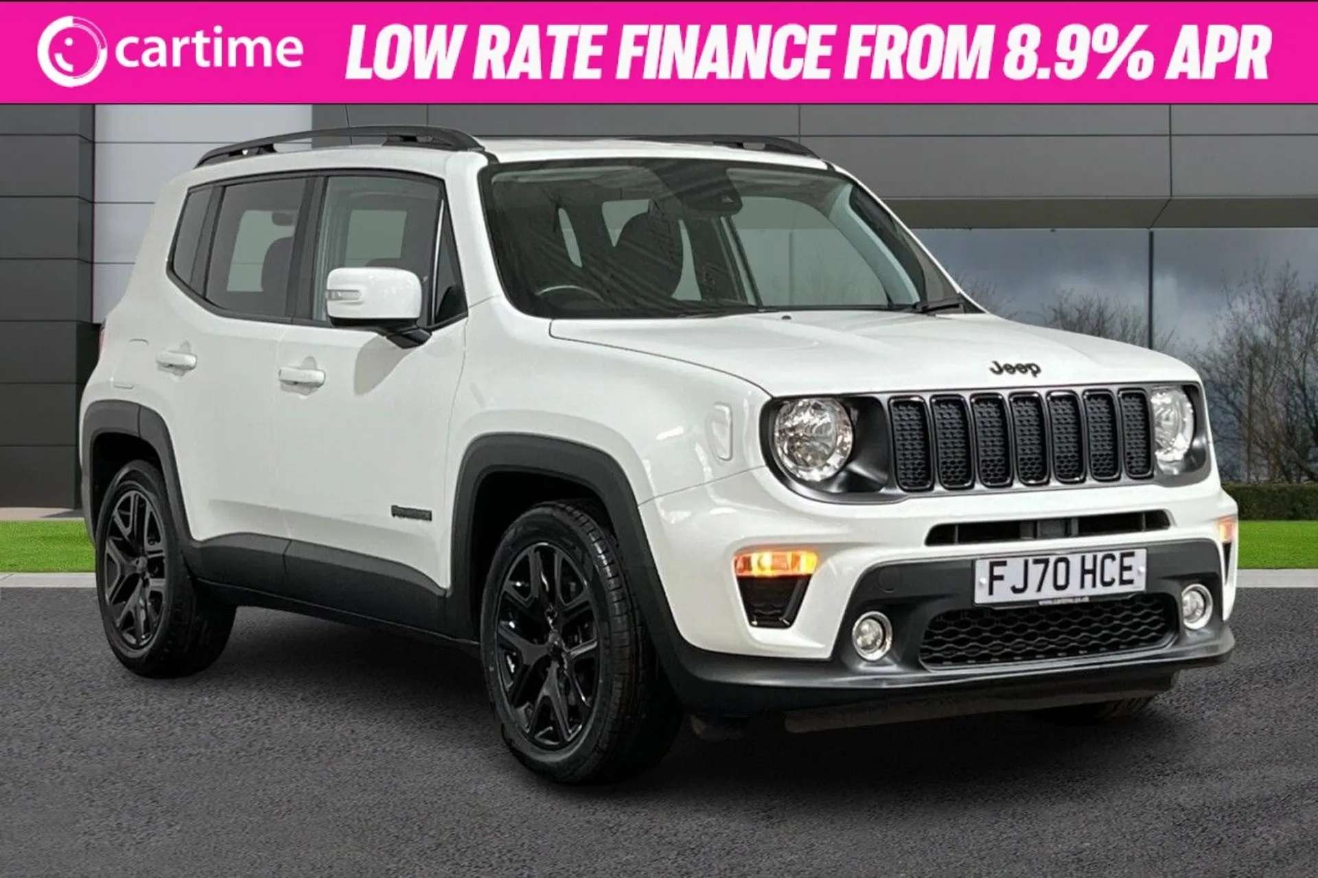 A 2020 JEEP RENEGADE 1.3 NIGHT EAGLE 5d 148 BHP 8.4in Satellite Navigation Display, Rear Parking Sensors, DAB / Bluetooth / USB, 18in Alloys, Dual-Zone Climate Control, La A 2020 JEEP RENEGADE 1.3 NIGHT EAGLE 5d 148 BHP 8.4in Satellite Navigation Display, Rear Parking Sensors, DAB / Bluetooth / USB, 18in Alloys, Dual-Zone Climate Control, La