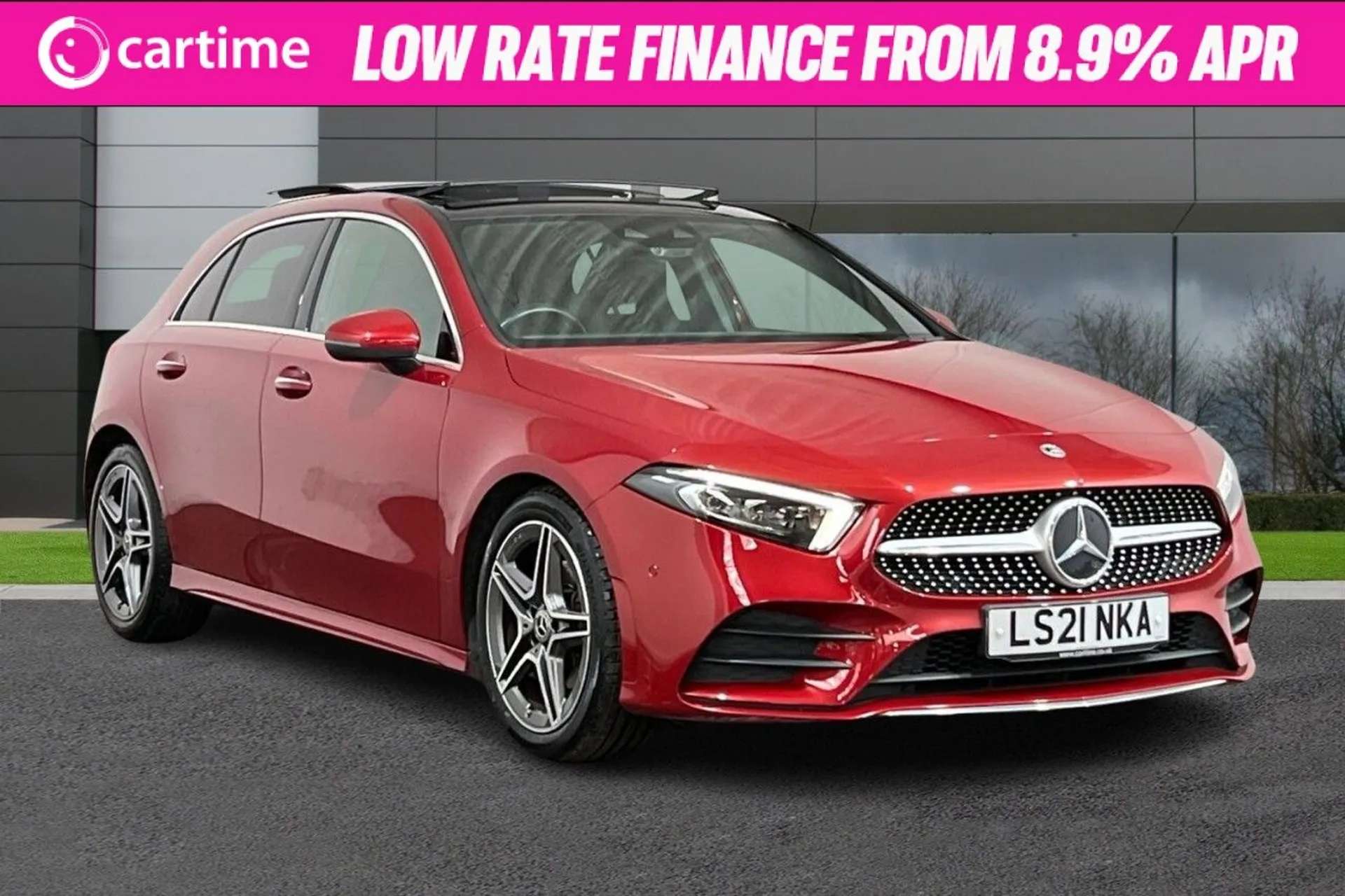 A 2021 MERCEDES-BENZ A-CLASS 1.3 A 200 AMG LINE PREMIUM PLUS 5d 161 BHP Reverse Camera, 7-Inch Digital Display, Privacy Glass, MBUX Multimedia, Satellite Navigation Patagonia Red, A 2021 MERCEDES-BENZ A-CLASS 1.3 A 200 AMG LINE PREMIUM PLUS 5d 161 BHP Reverse Camera, 7-Inch Digital Display, Privacy Glass, MBUX Multimedia, Satellite Navigation Patagonia Red,