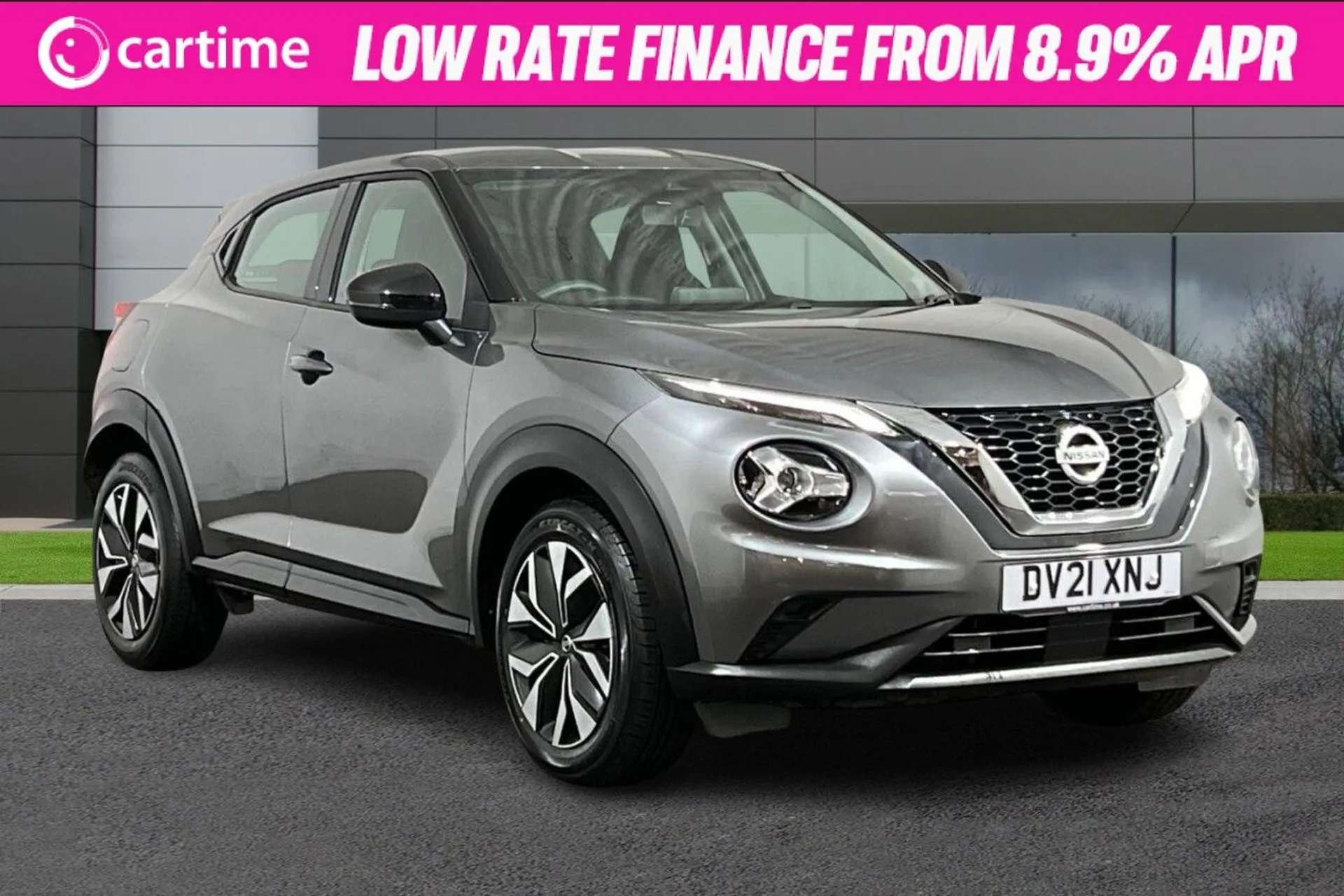 A 0 NISSAN JUKE 1.0 DIG-T ACENTA 5d 113 BHP 8-Inch Touchscreen, Rear Parking Camera, Cruise Control, DAB Radio, Voice Control Gun Metallic Grey, 17in Alloys A 0 NISSAN JUKE 1.0 DIG-T ACENTA 5d 113 BHP 8-Inch Touchscreen, Rear Parking Camera, Cruise Control, DAB Radio, Voice Control Gun Metallic Grey, 17in Alloys